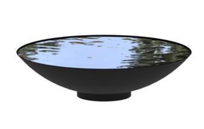 Fountain Waterbowl Outdoor Coated Steel Bowl