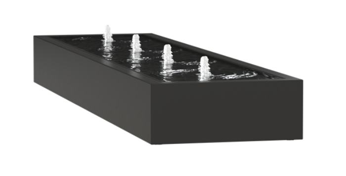 Aluminium Trough Fountain Watertable