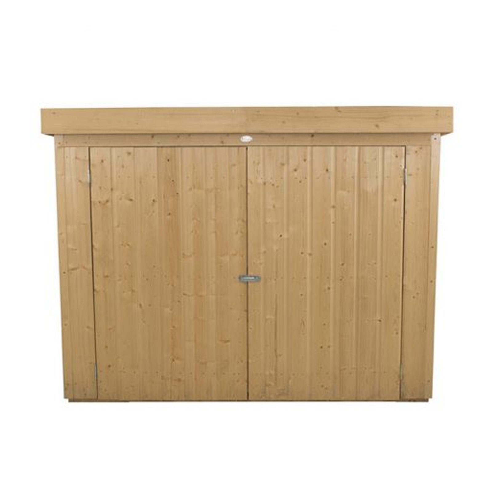 Installed Outdoor Pressure Treated Wooden Shiplap Pent Outdoor Store by Forest Garden