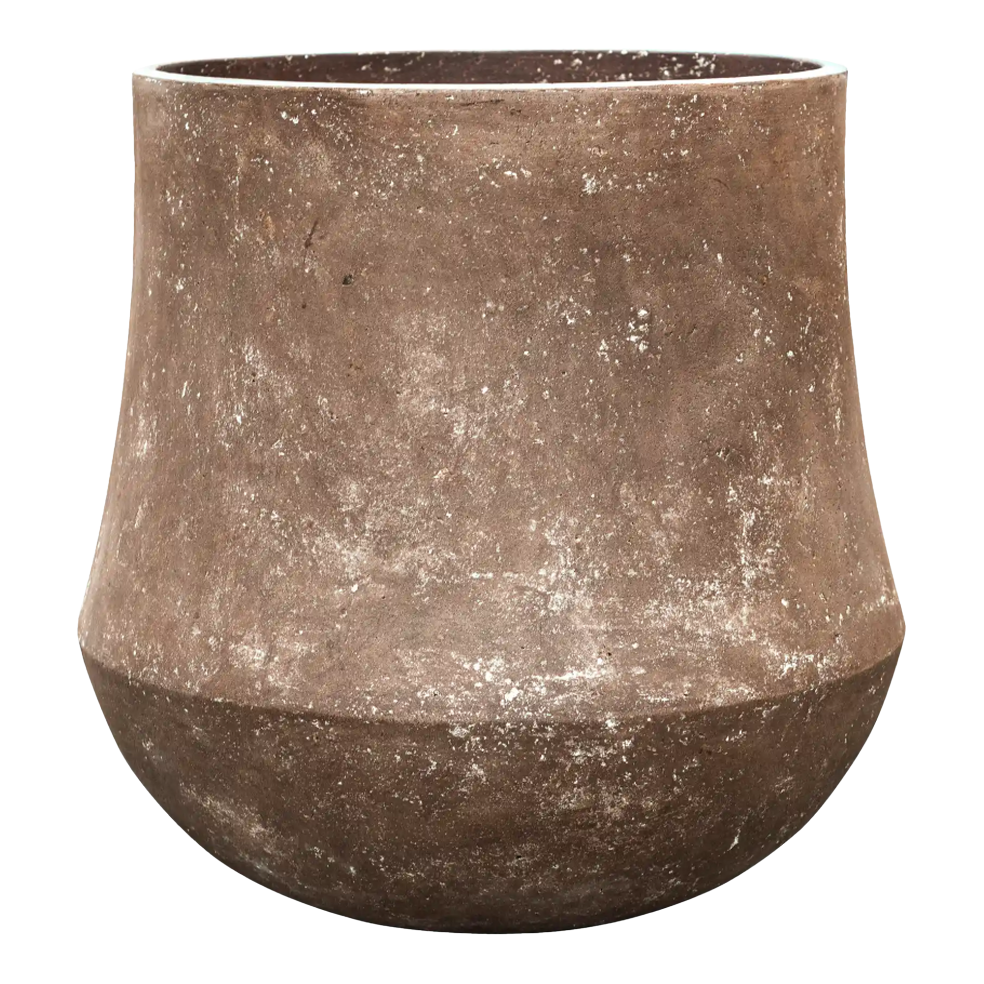 Polystone Planter | Tapered Round Indoor and Outdoor Plant Pot 