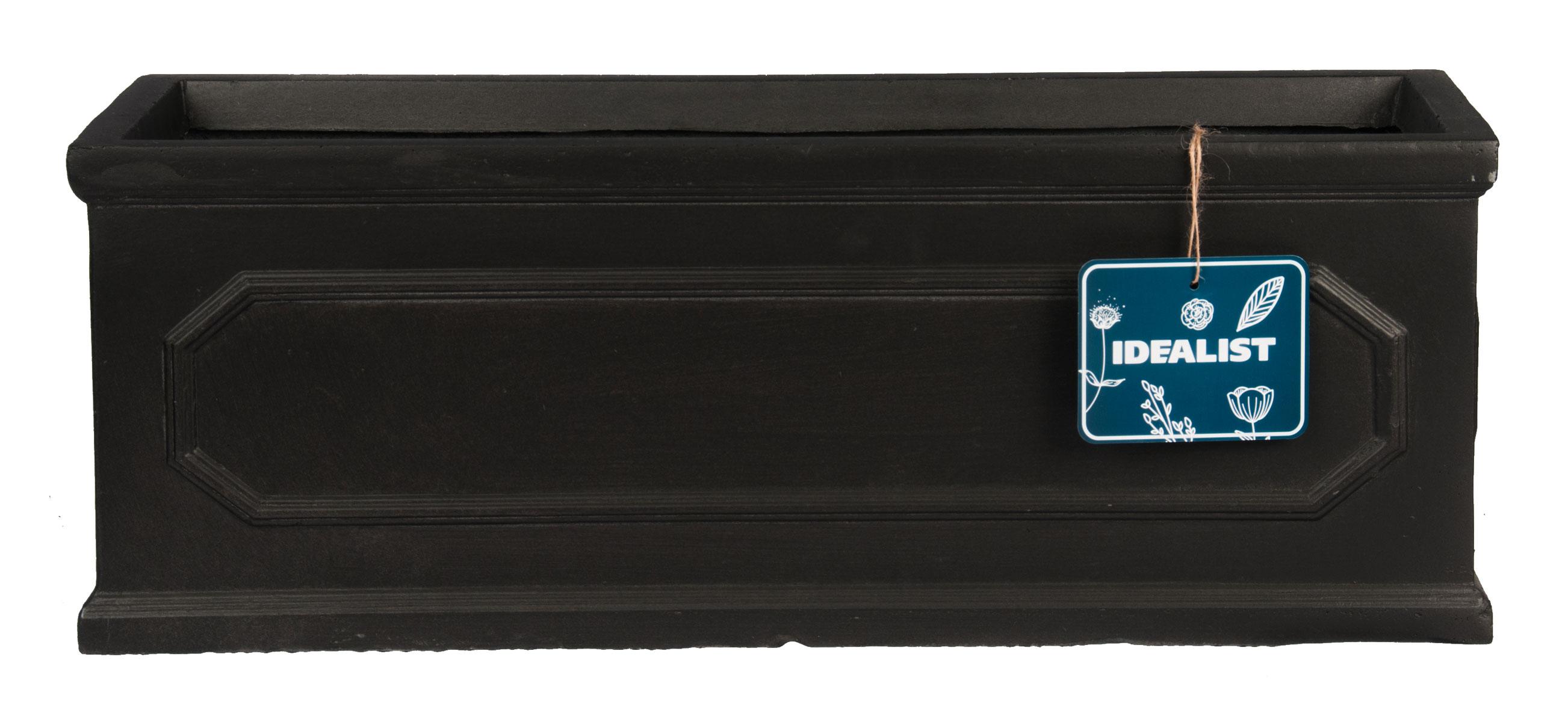 IDEALIST Lite Faux Lead Chelsea Light Concrete Through Planter