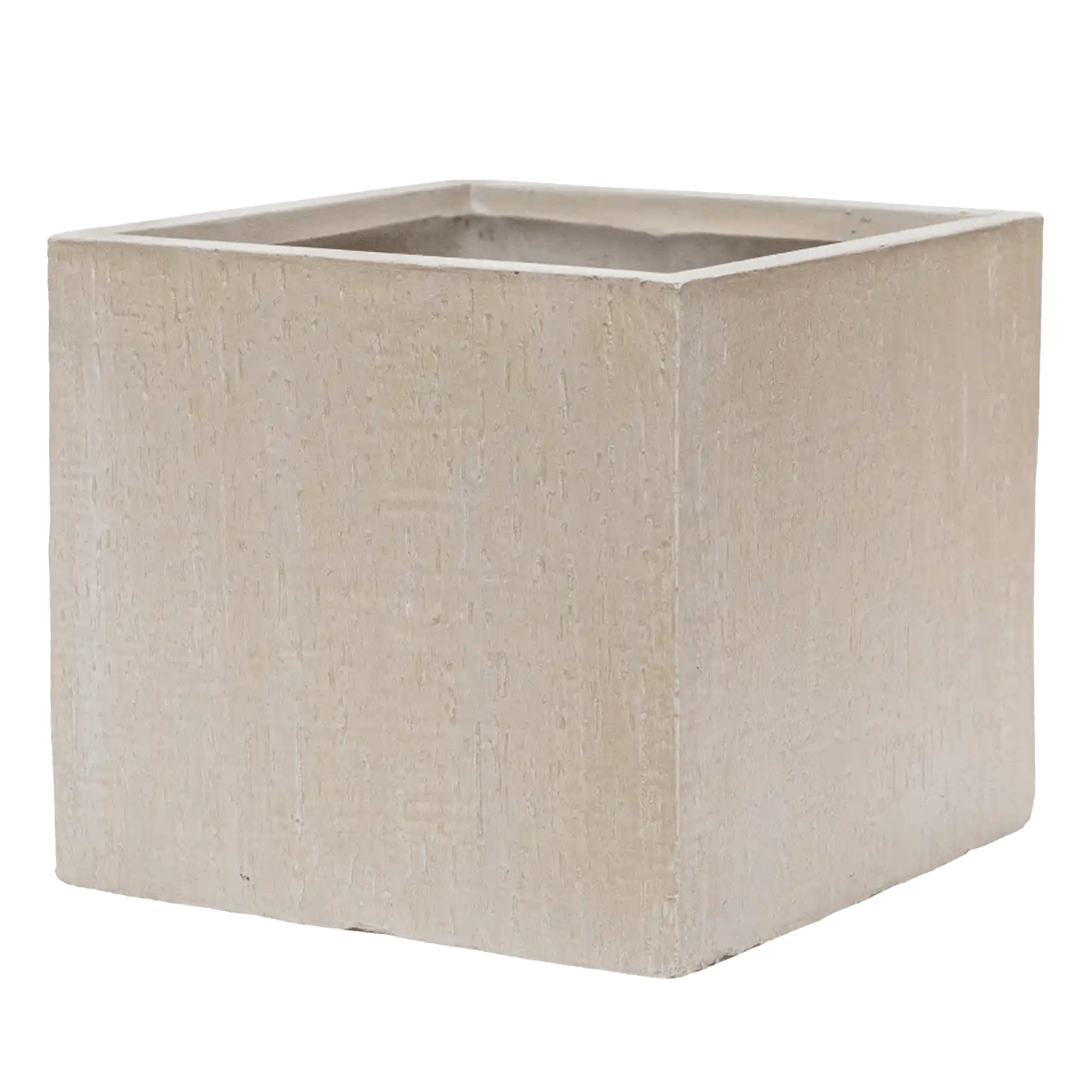 Raindrop Fibreclay Square Planter | Indoor and Outdoor Plant Pot