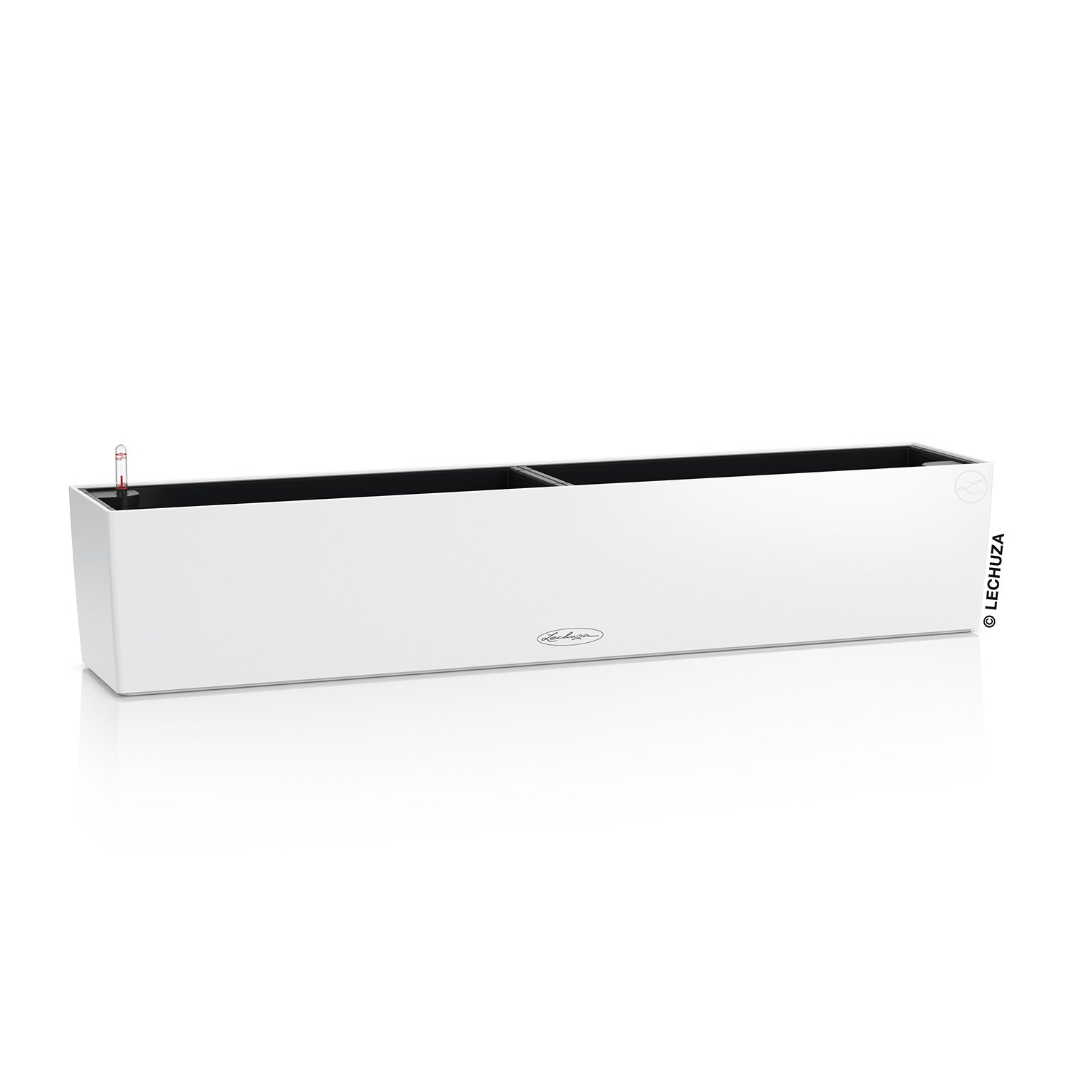 LECHUZA BALCONERA Color Trough Poly Resin Self-watering Planter