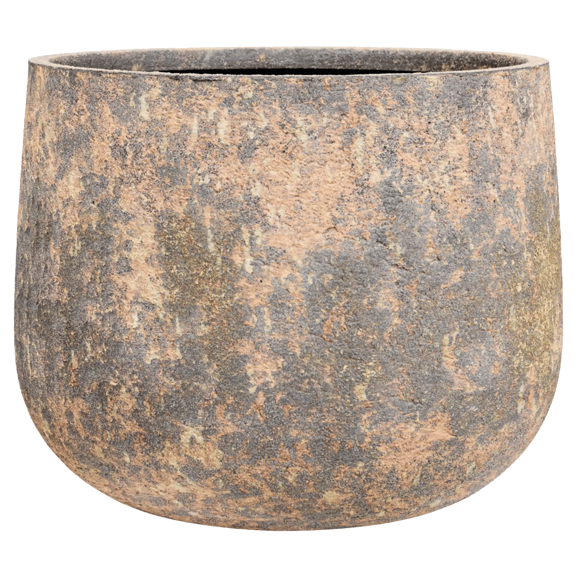 Atlas Round Planter | Fiberstone Indoor and Outdoor Plant Pot