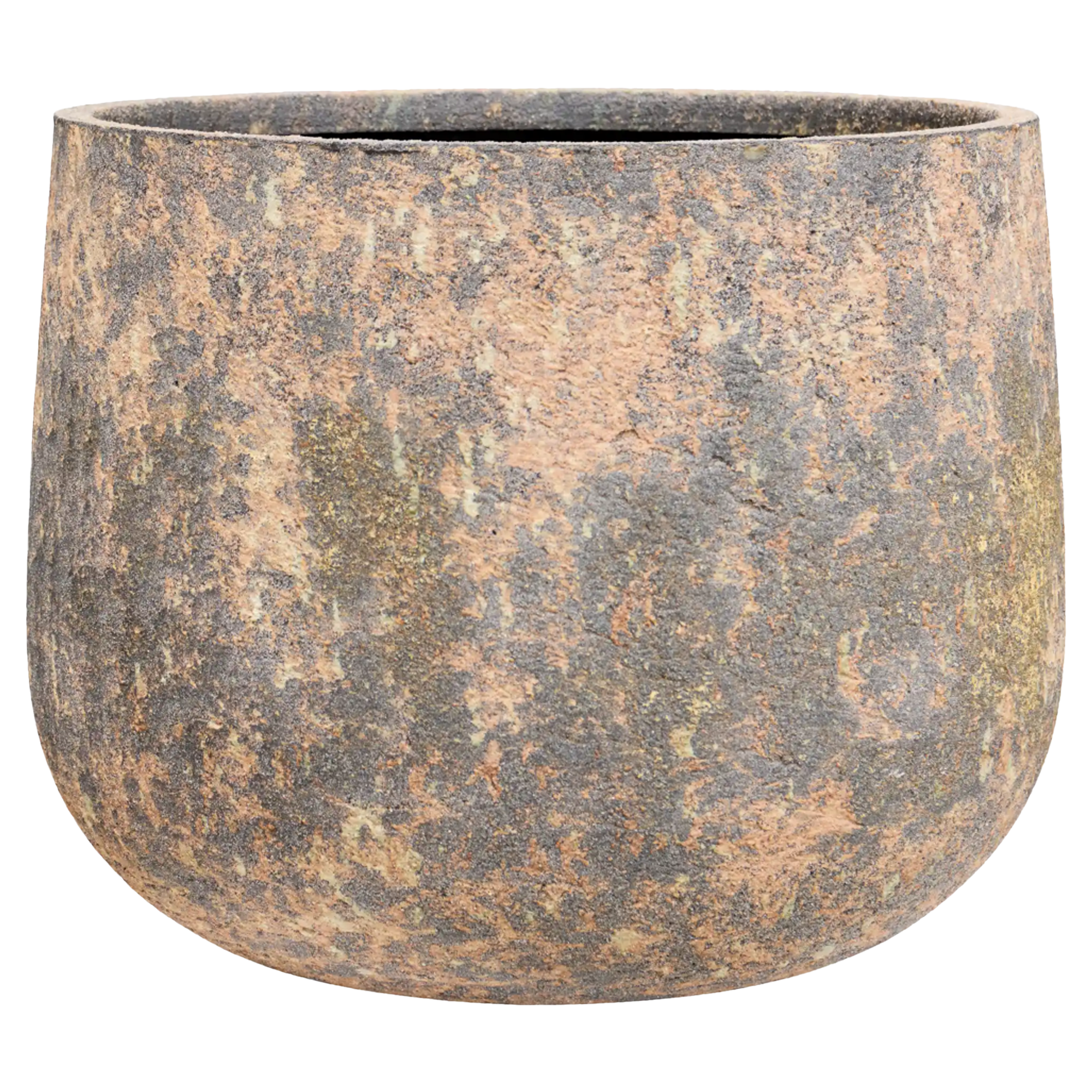 Atlas Round Planter | Fiberstone Indoor and Outdoor Plant Pot