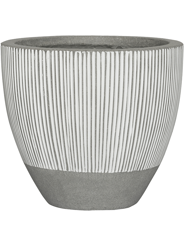 Ridged Ficonstone Planter | Indoor and Outdoor Plant Pot