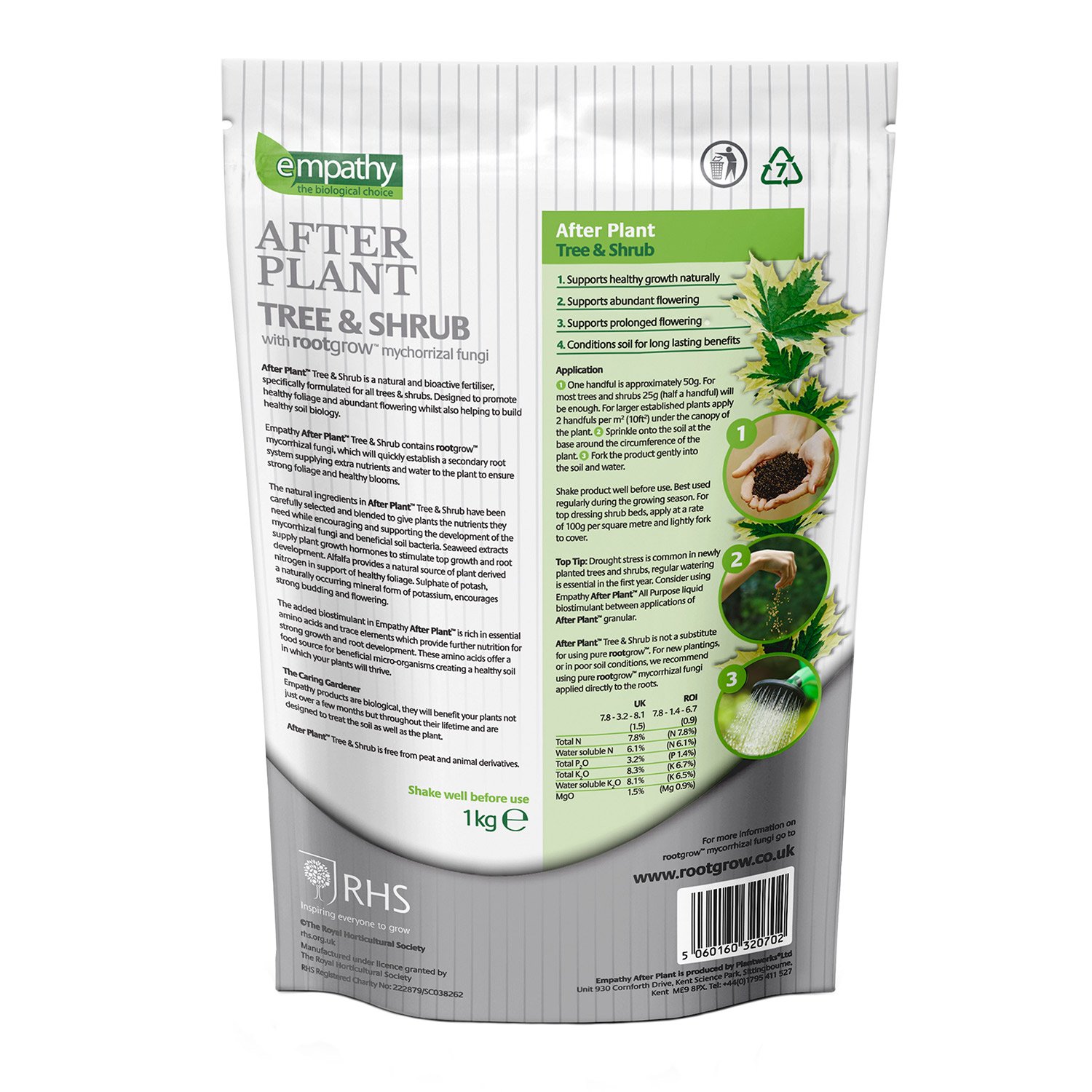 Plant Fertiliser for Trees and Shrubs Empathy After Plant Bio-Active Granular Feeds