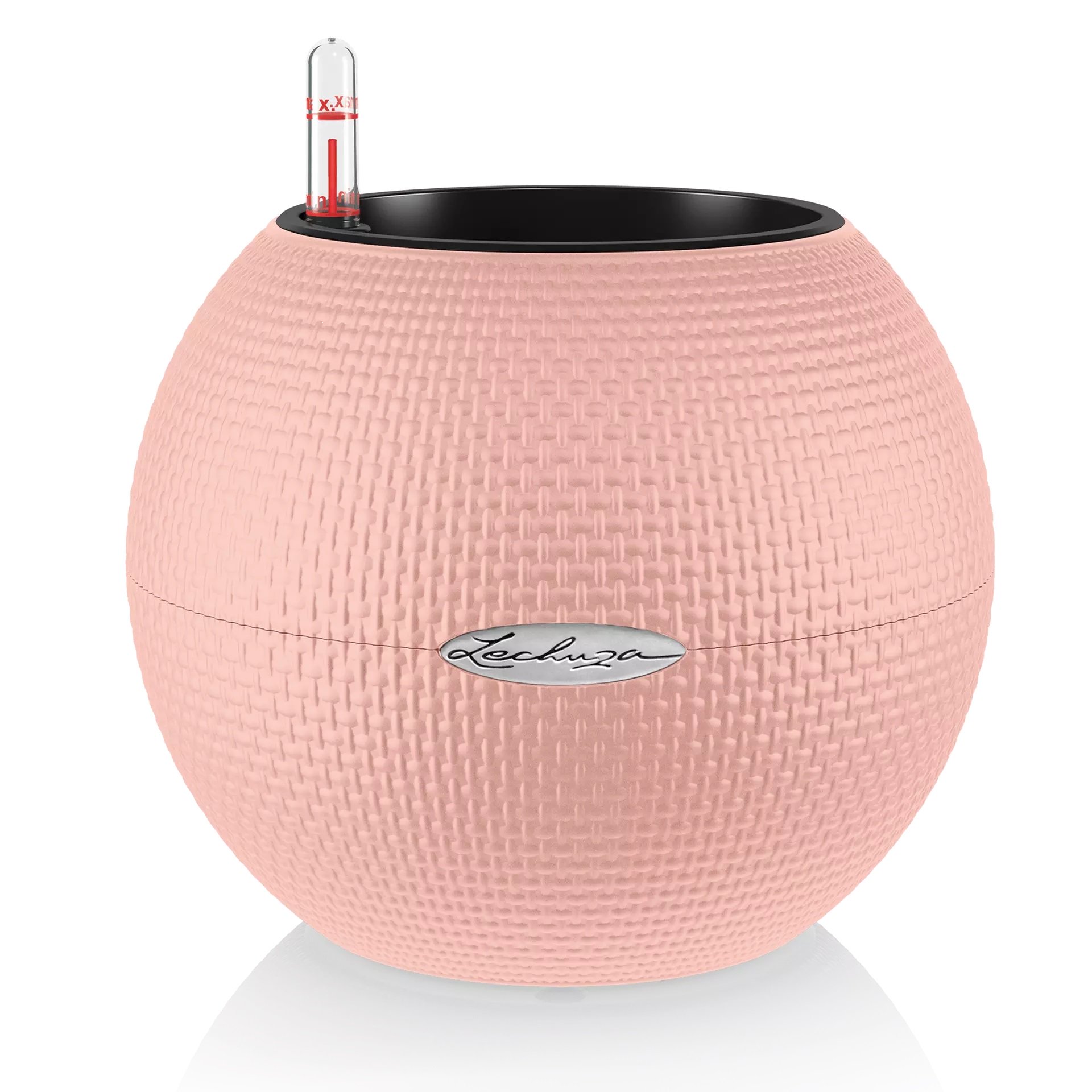 LECHUZA PURO Color Round Poly Resin Self-watering Planter