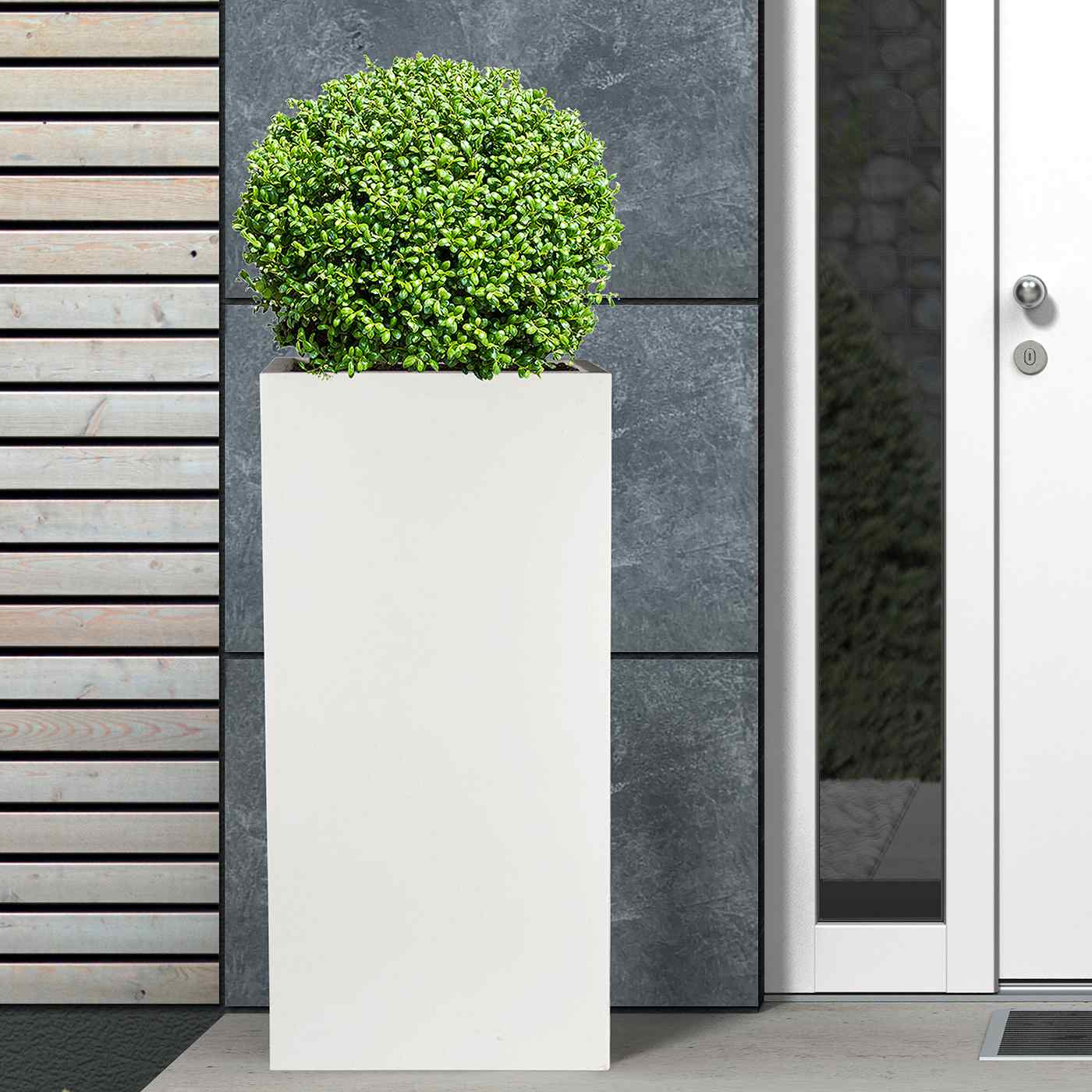 IDEALIST Lite Tall Square Contemporary Light Concrete Planter