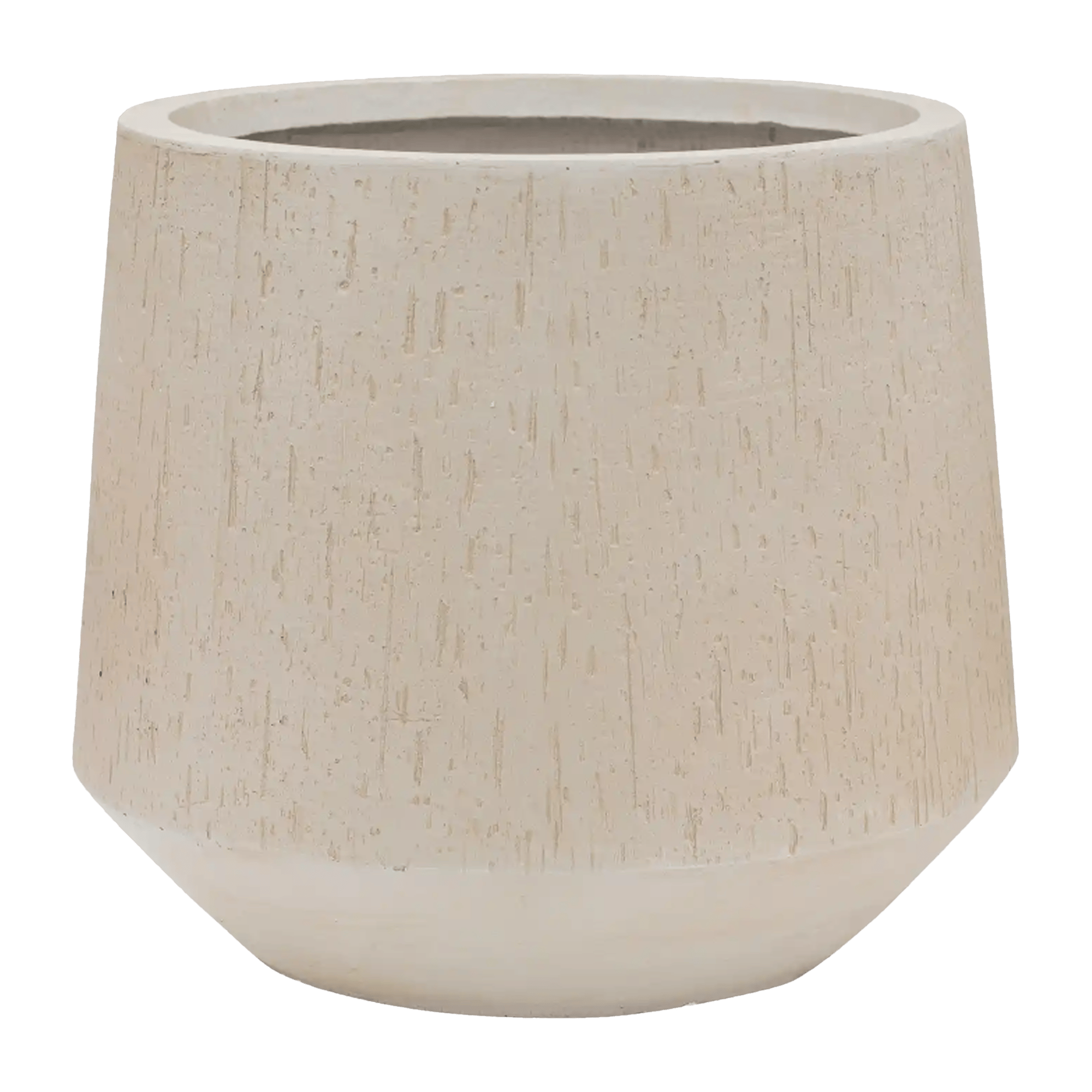 Raindrop Fibreclay Planter | Tapered Indoor and Outdoor Plant Pot