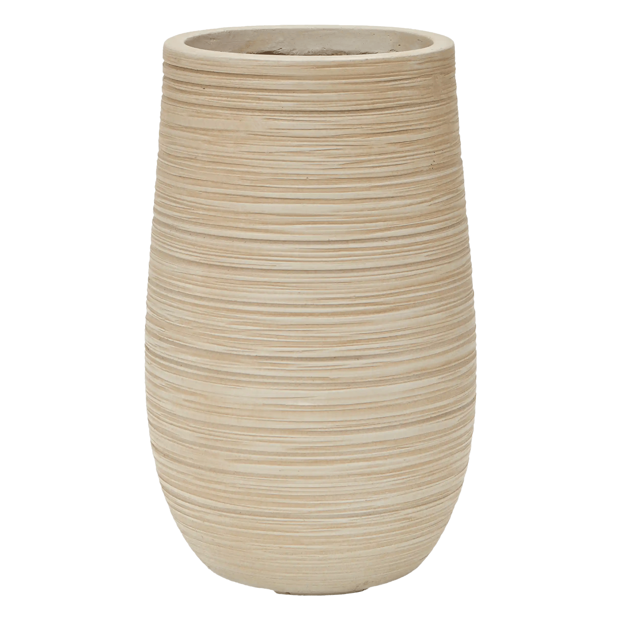 Dune Fibreclay Tall Planter | Indoor and Outdoor Plant Pot Vase