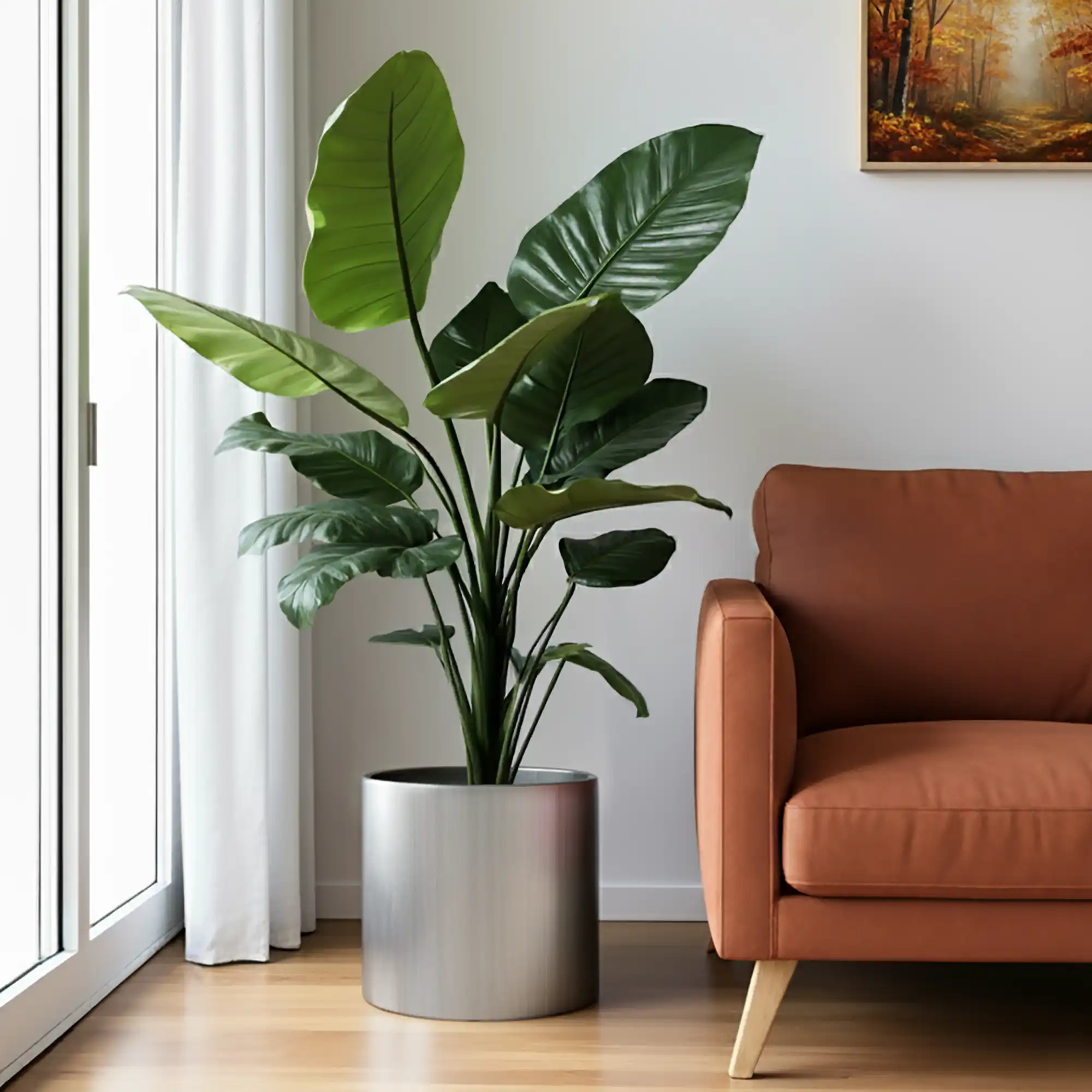 Superline Standard on Ring Round Indoor Planter