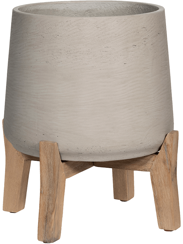 Rough Fibreclay Planter With Feet | Indoor and Outdoor Plant Pot