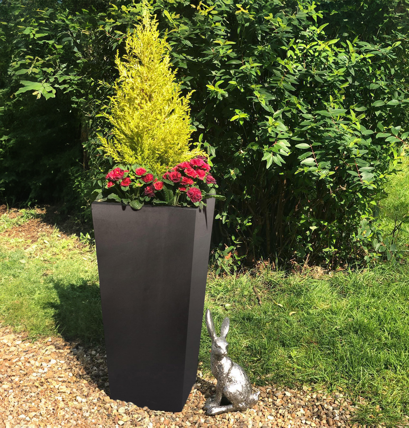 IDEALIST Lite Tall Tapered Contemporary Light Concrete Planter