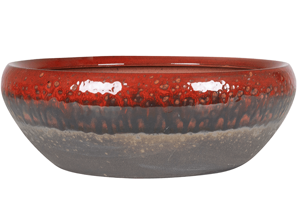Amora Bowl Glazed Clay Planter
