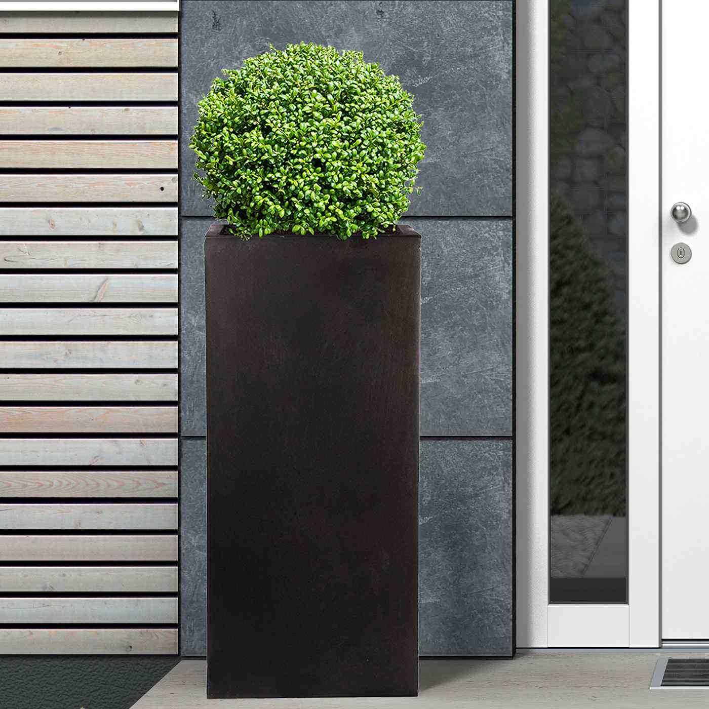 IDEALIST Lite Tall Square Contemporary Light Concrete Planter