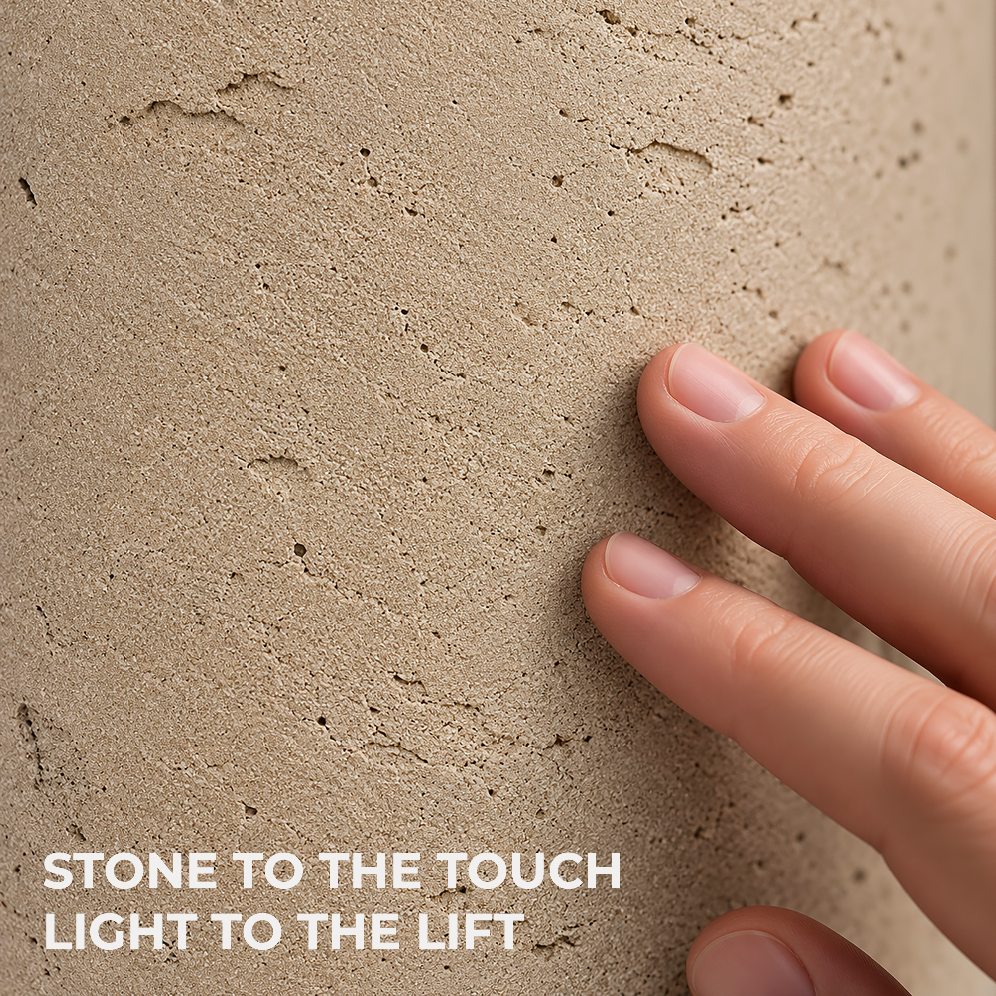 Rough Fibreclay Planter | Indoor and Outdoor Plant Pot Cylinder