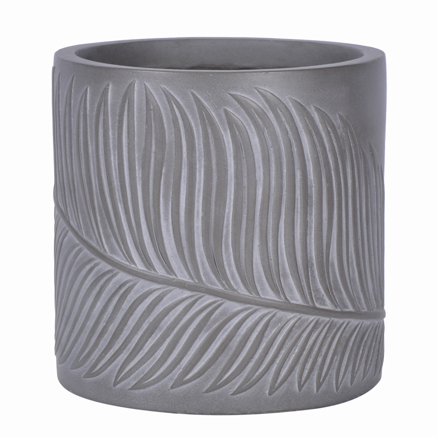 IDEALIST Lite Leaf Embossed Round Planter