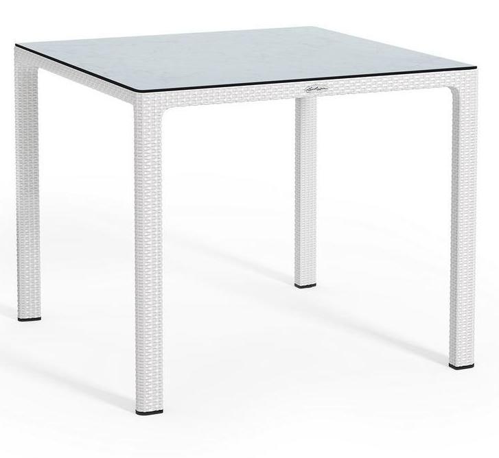 LECHUZA Square Patio Dining Garden Table HPL