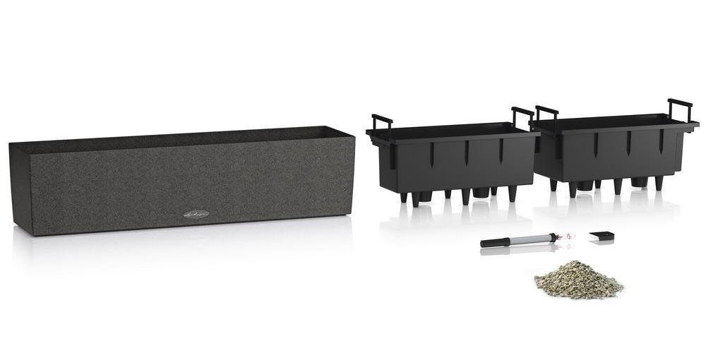 LECHUZA BALCONERA Stone Trough Poly Resin Self-watering Planter