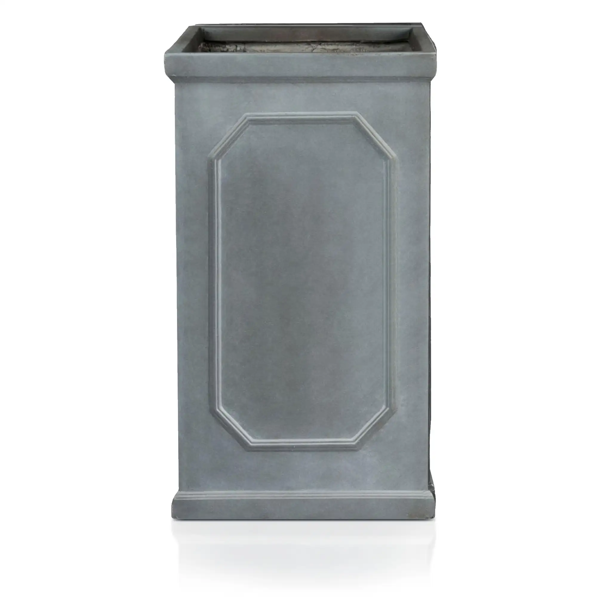 IDEALIST Lite Faux Lead Chelsea Light Concrete Tall Square Planter