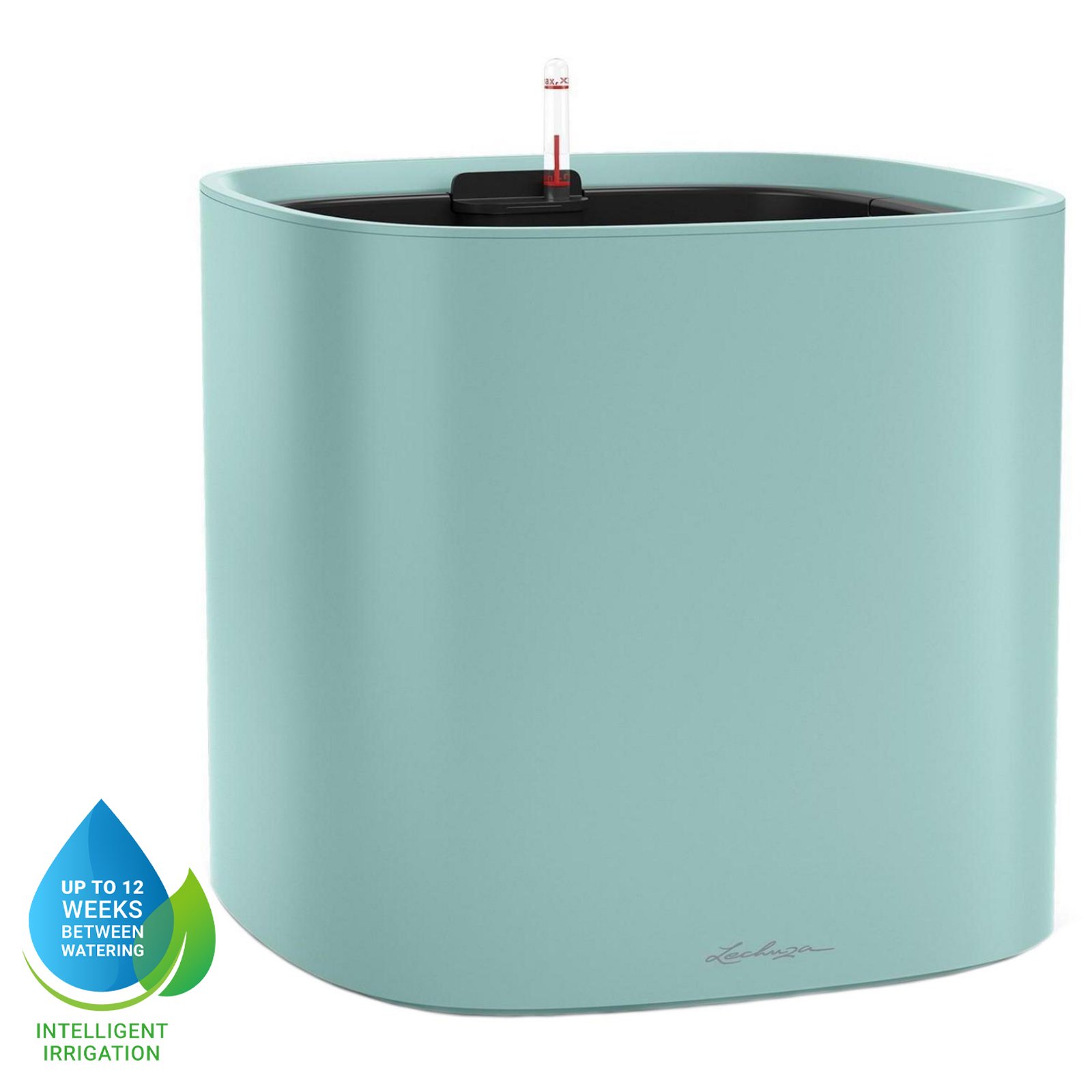 LECHUZA PILA Color Square Poly Resin Self-watering Planter