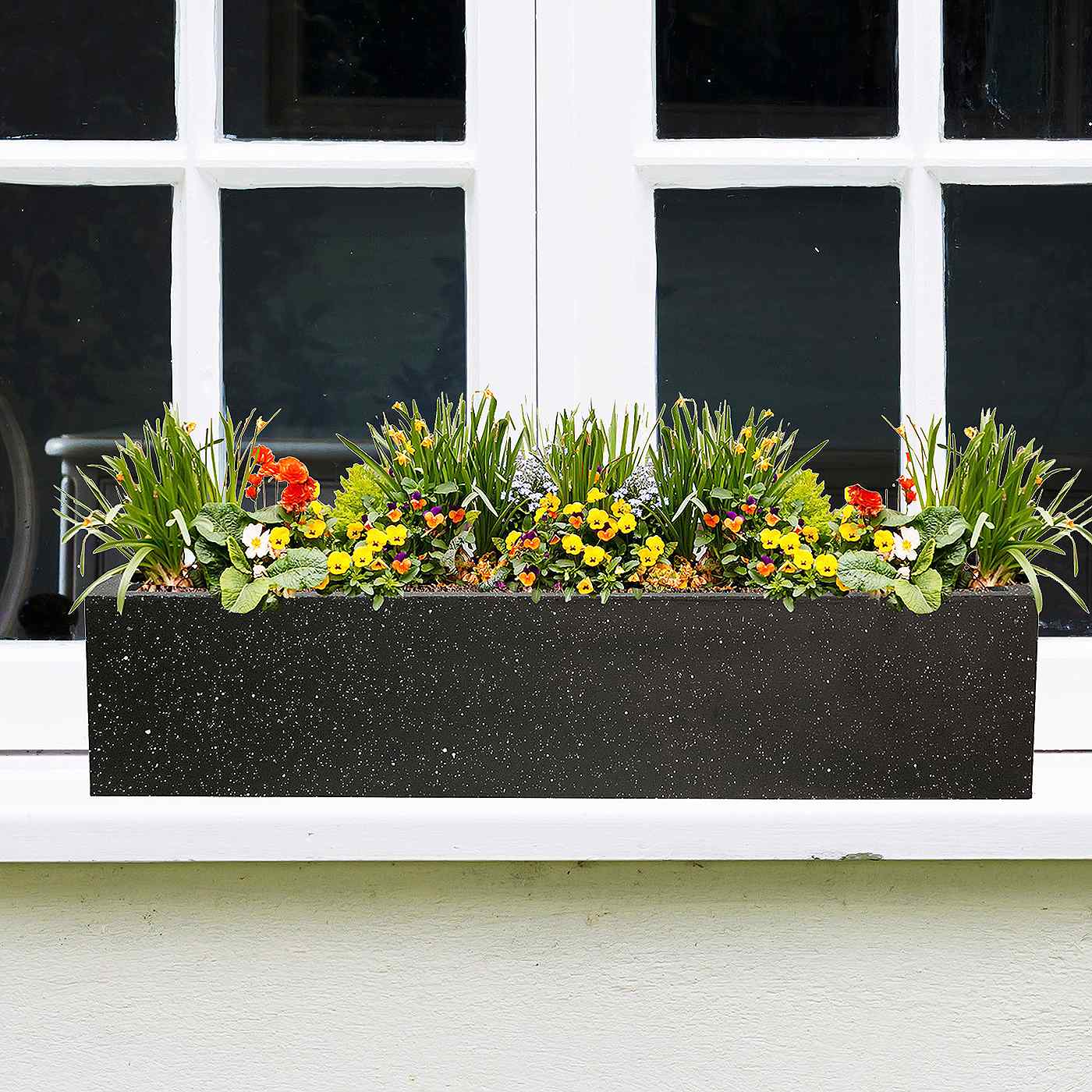 IDEALIST Lite Window Box Light Concrete Planter