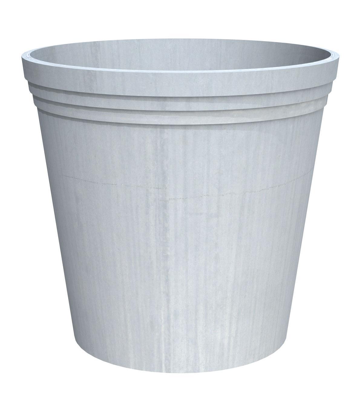 Vidar Outdoor Galvanised Steel Round Planter
