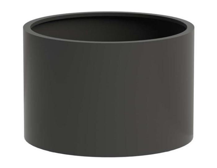 Sydney Outdoor Aluminum Round Planter