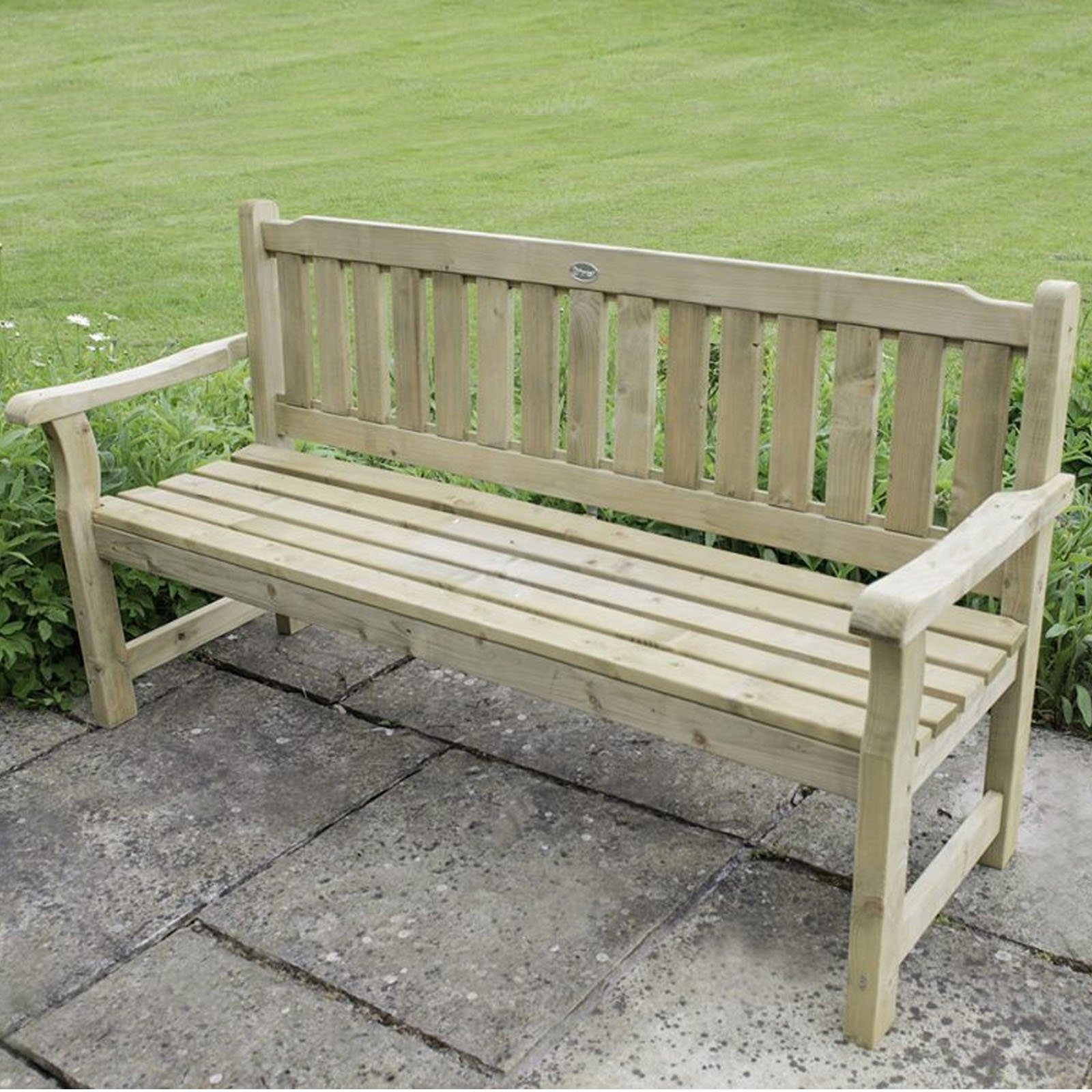 Outdoor Wooden Rosedene Bench by Forest Garden
