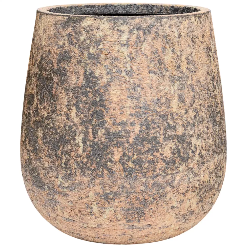 Atlas Round Planter | Fiberstone Indoor and Outdoor Plant Pot Vase