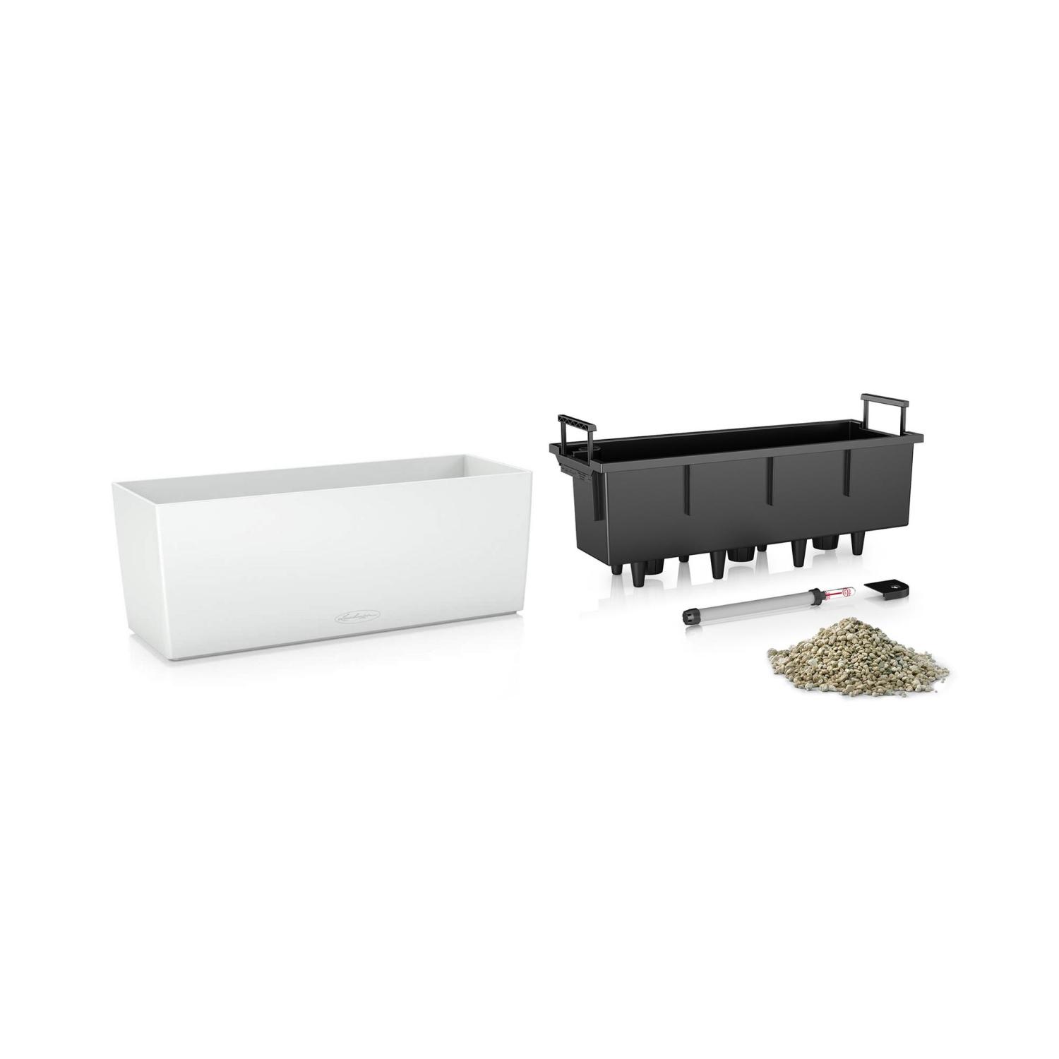 LECHUZA BALCONERA Color Trough Poly Resin Self-watering Planter