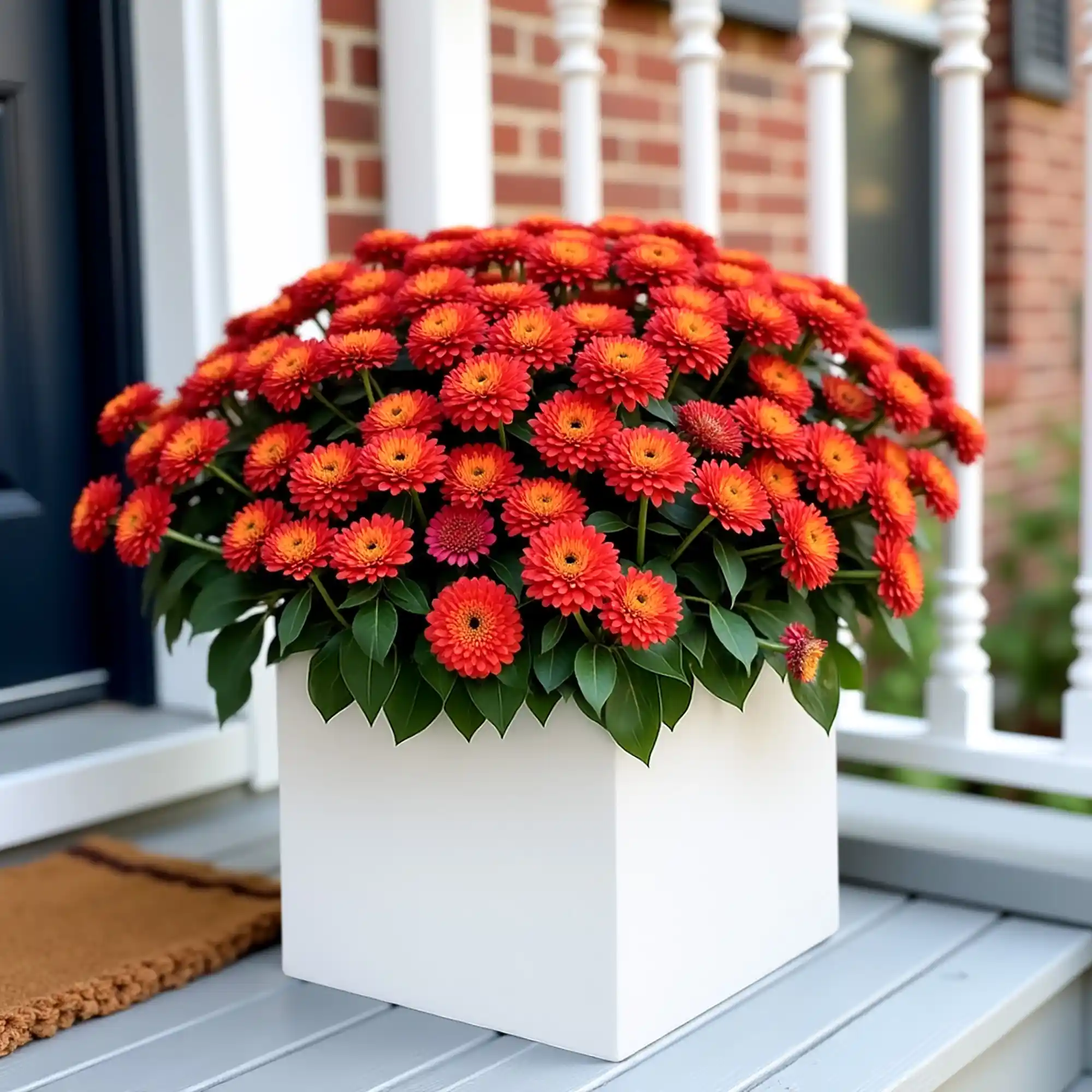 IDEALIST Lite Square Box Contemporary Light Concrete Planter