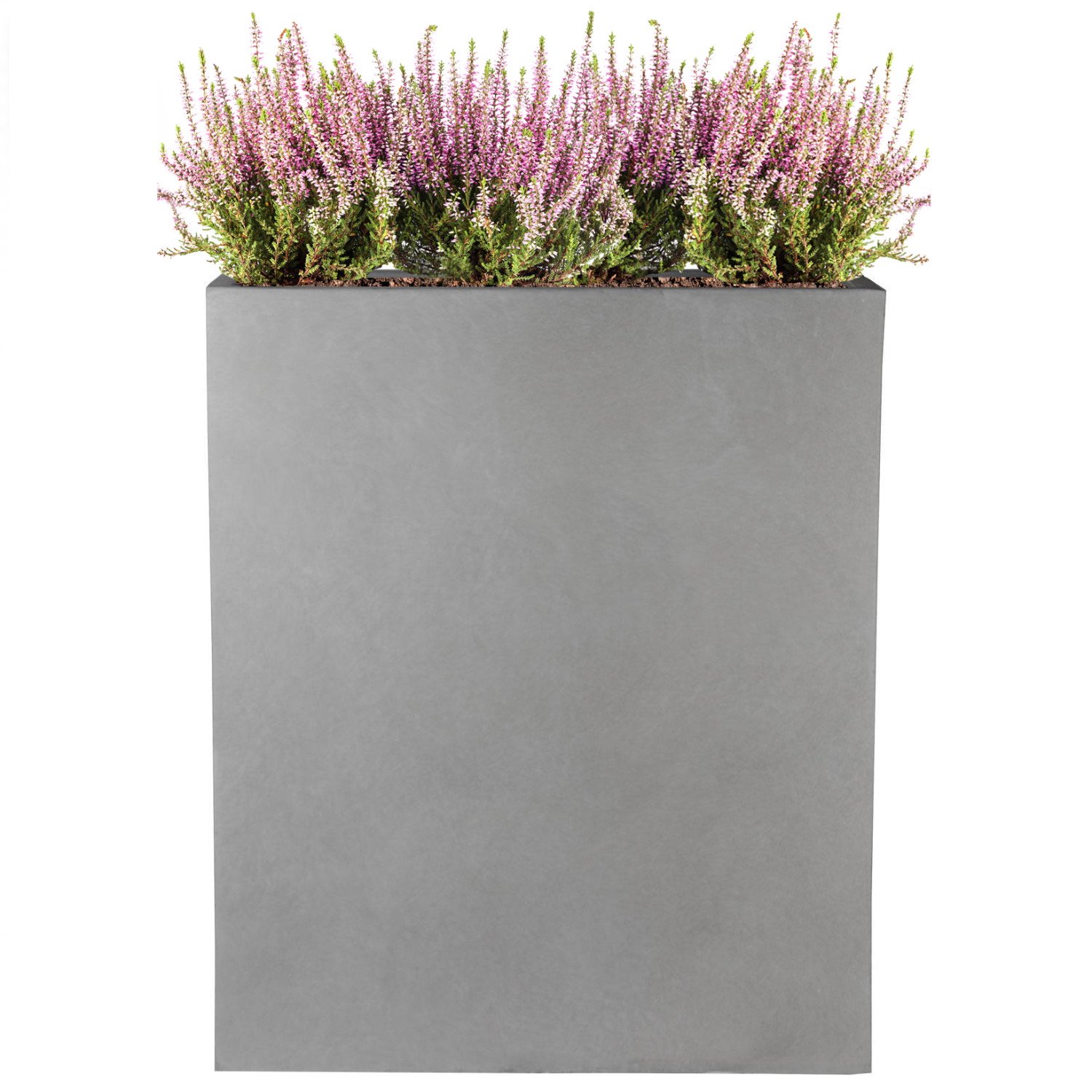 IDEALIST Lite Narrow Contemporary Light Concrete Trough Planter