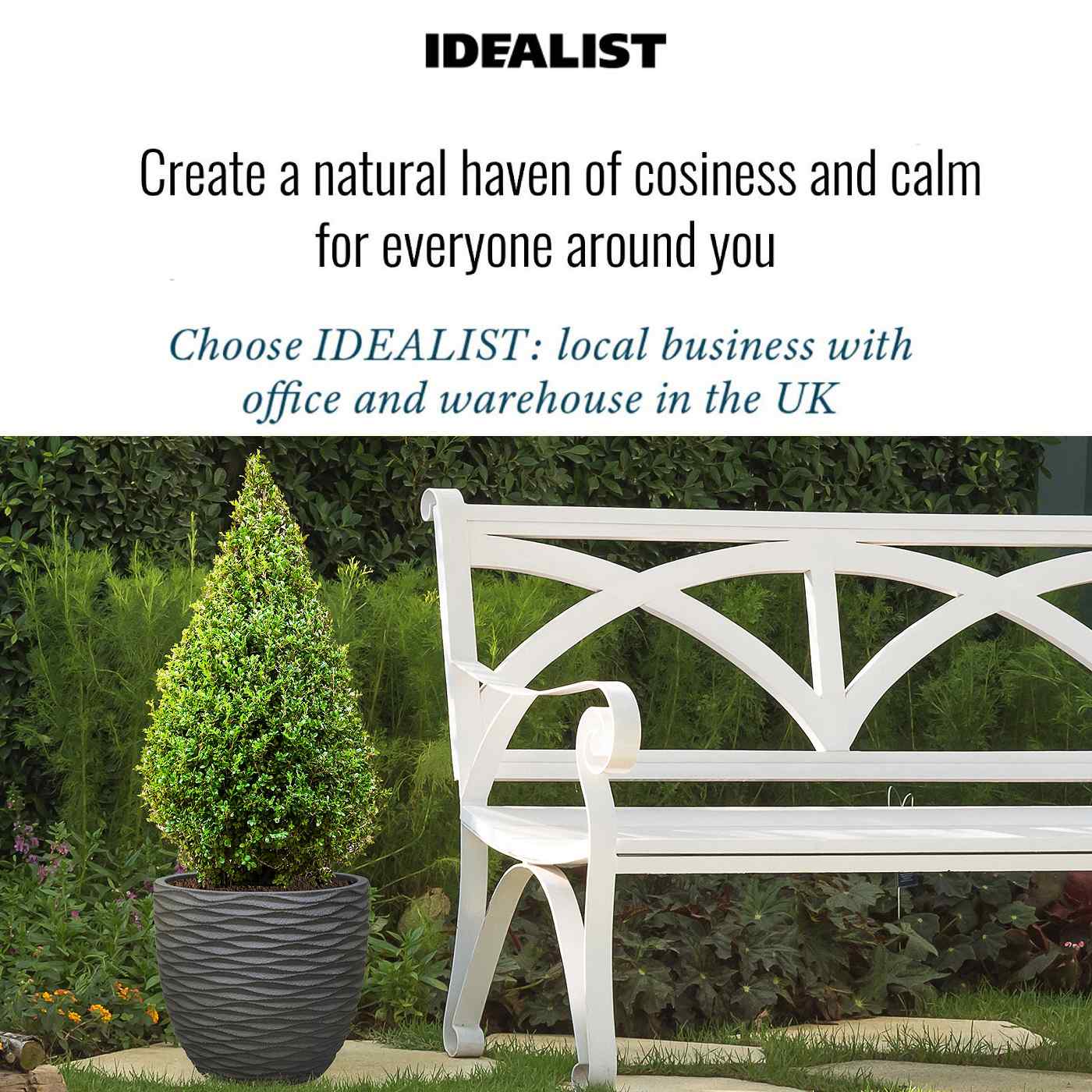 IDEALIST Lite Wave Style Outdoor Egg Planter