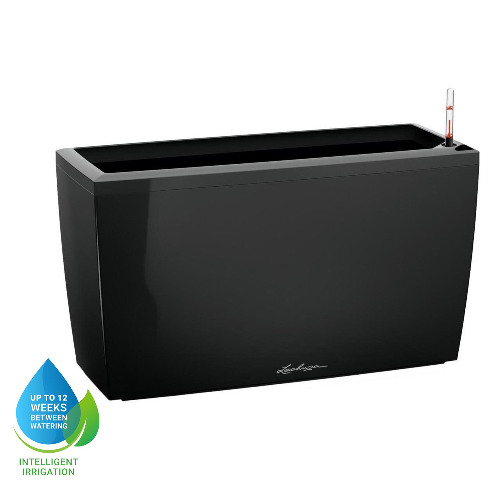 LECHUZA CARARO Trough Poly Resin Self-watering Planter