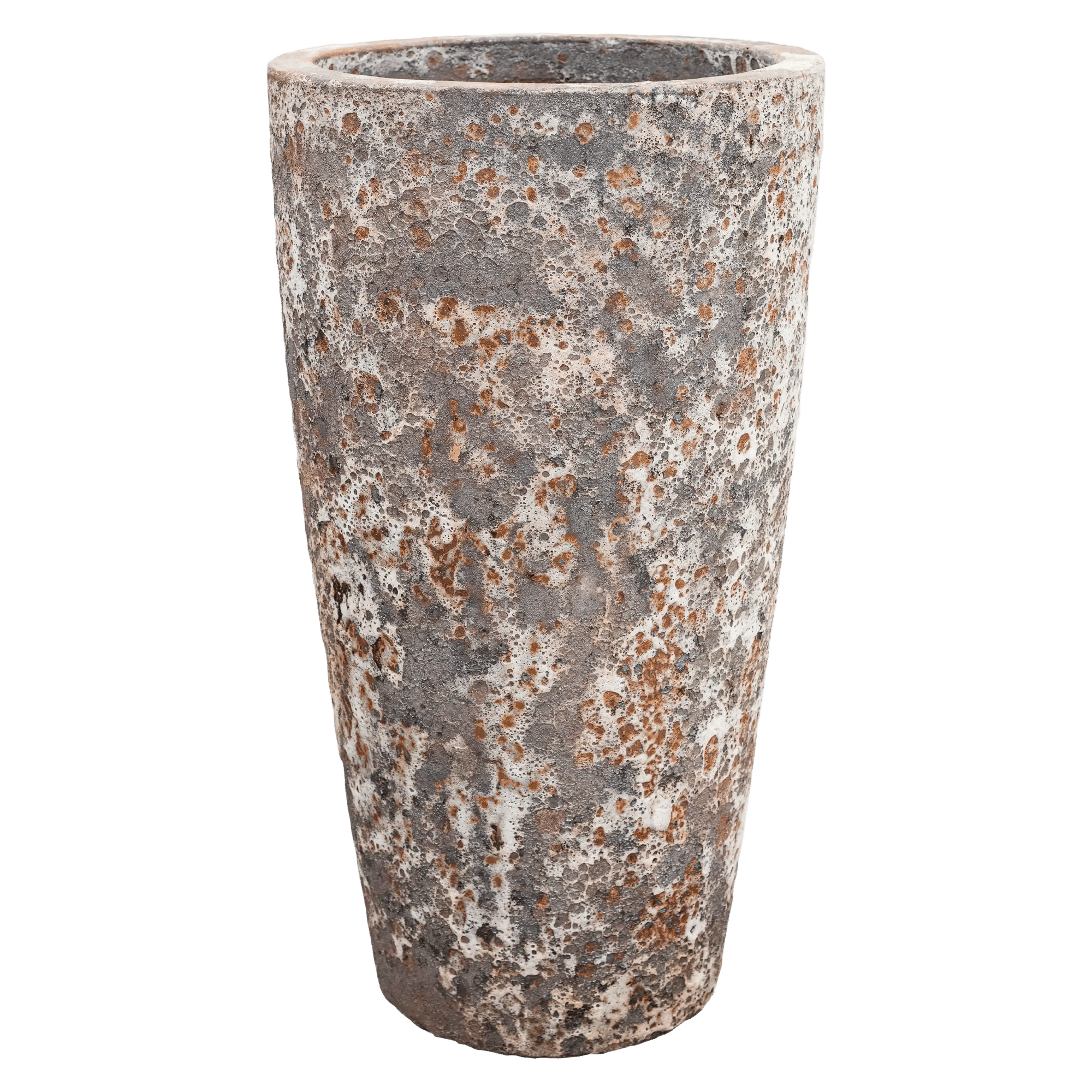Lava Ceramic Tall Planter | Indoor and Outdoor Plant Pot
