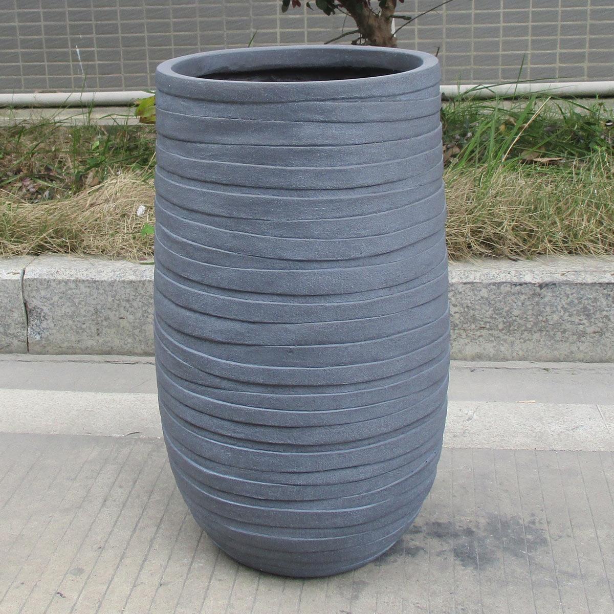 Row Light Concrete Vase Elegant Planter by Idealist Lite