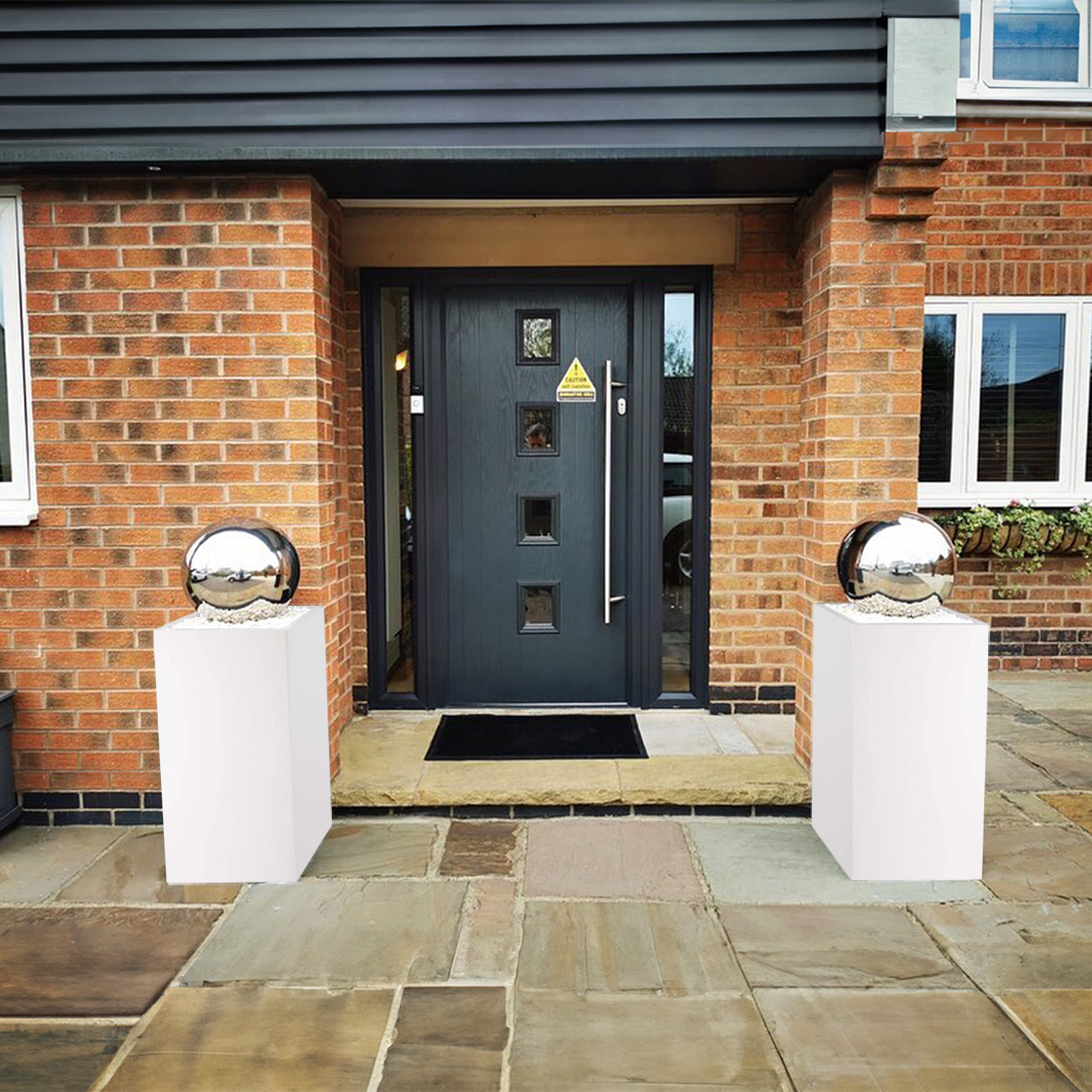 IDEALIST Lite Tall Square Contemporary Light Concrete Planter