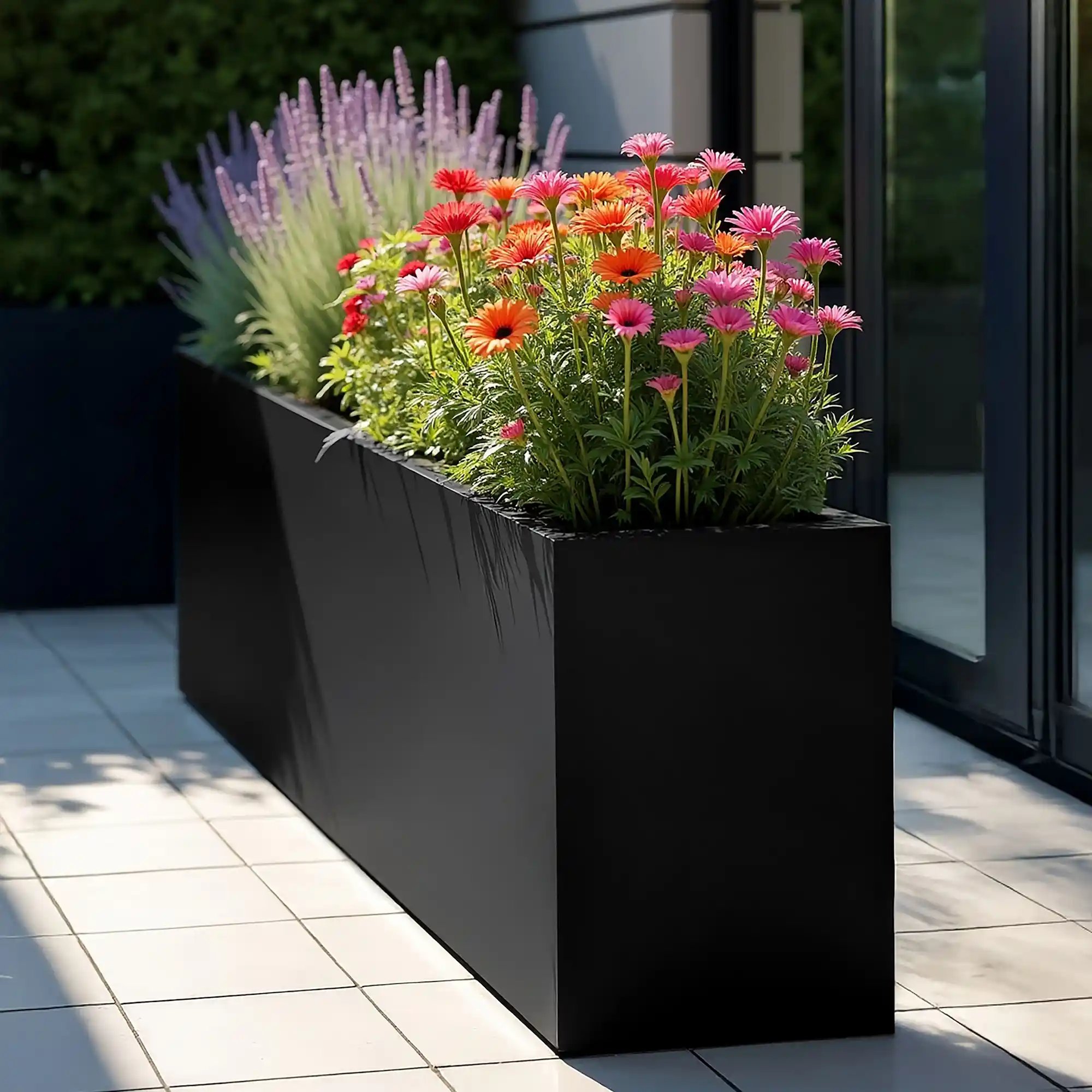 AXIS Trough Outdoor Fiberglass Planter