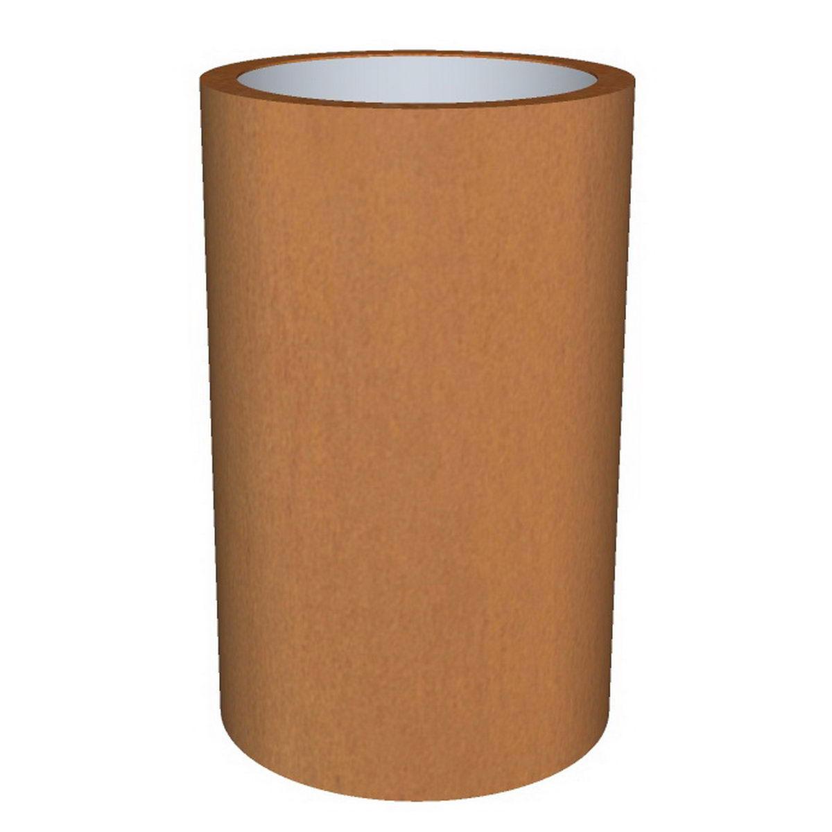 Cortenstyle Standard Topper on Ring Tall Planter IN\OUT