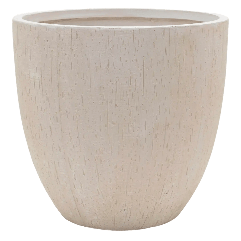 Raindrop Fibreclay Egg Planter | Indoor and Outdoor Plant Pot