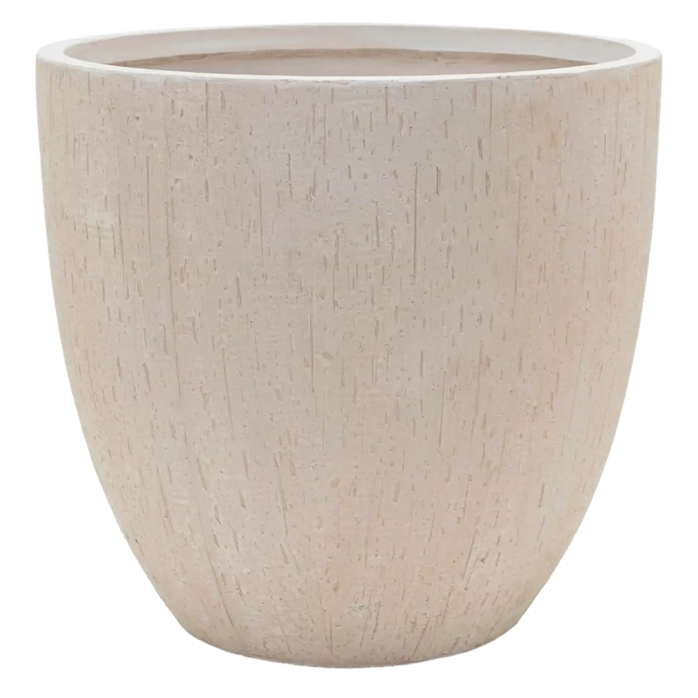 Raindrop Fibreclay Egg Planter | Indoor and Outdoor Plant Pot