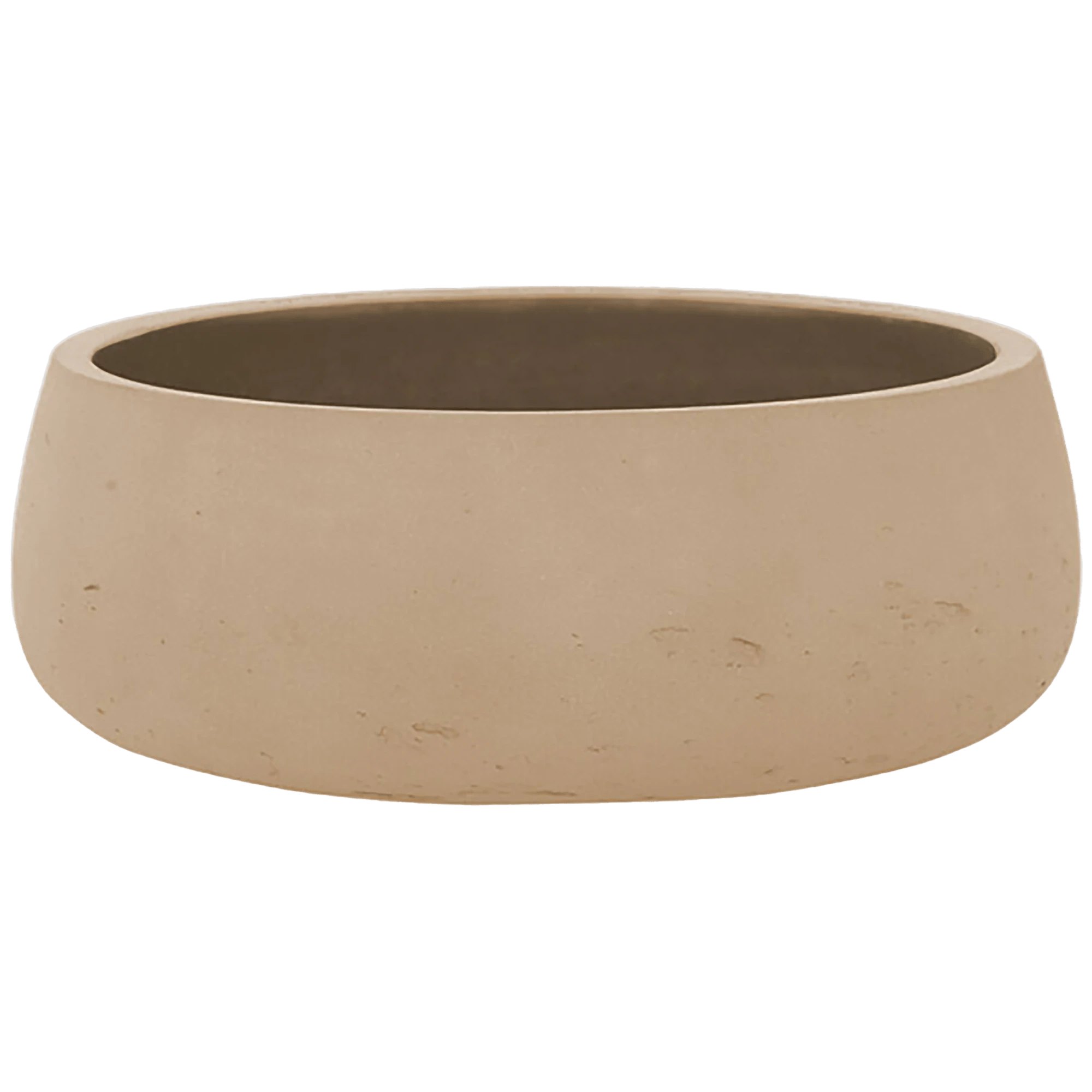 Rough Fibreclay Bowl Planter | Indoor and Outdoor Plant Pot