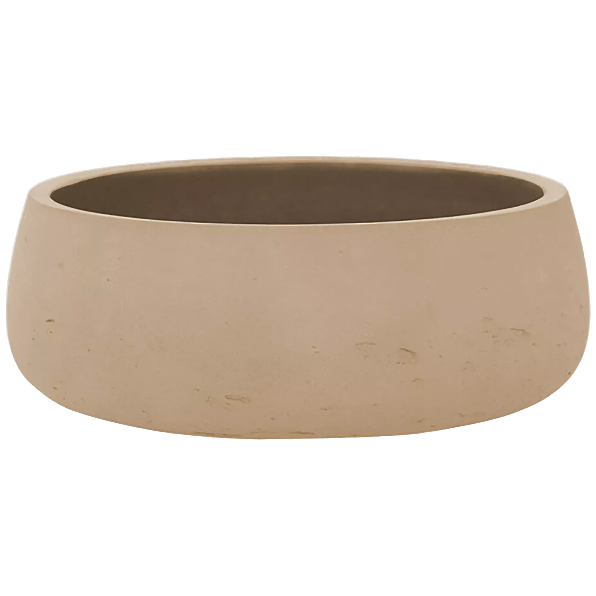 Rough Fibreclay Bowl Planter | Indoor and Outdoor Plant Pot