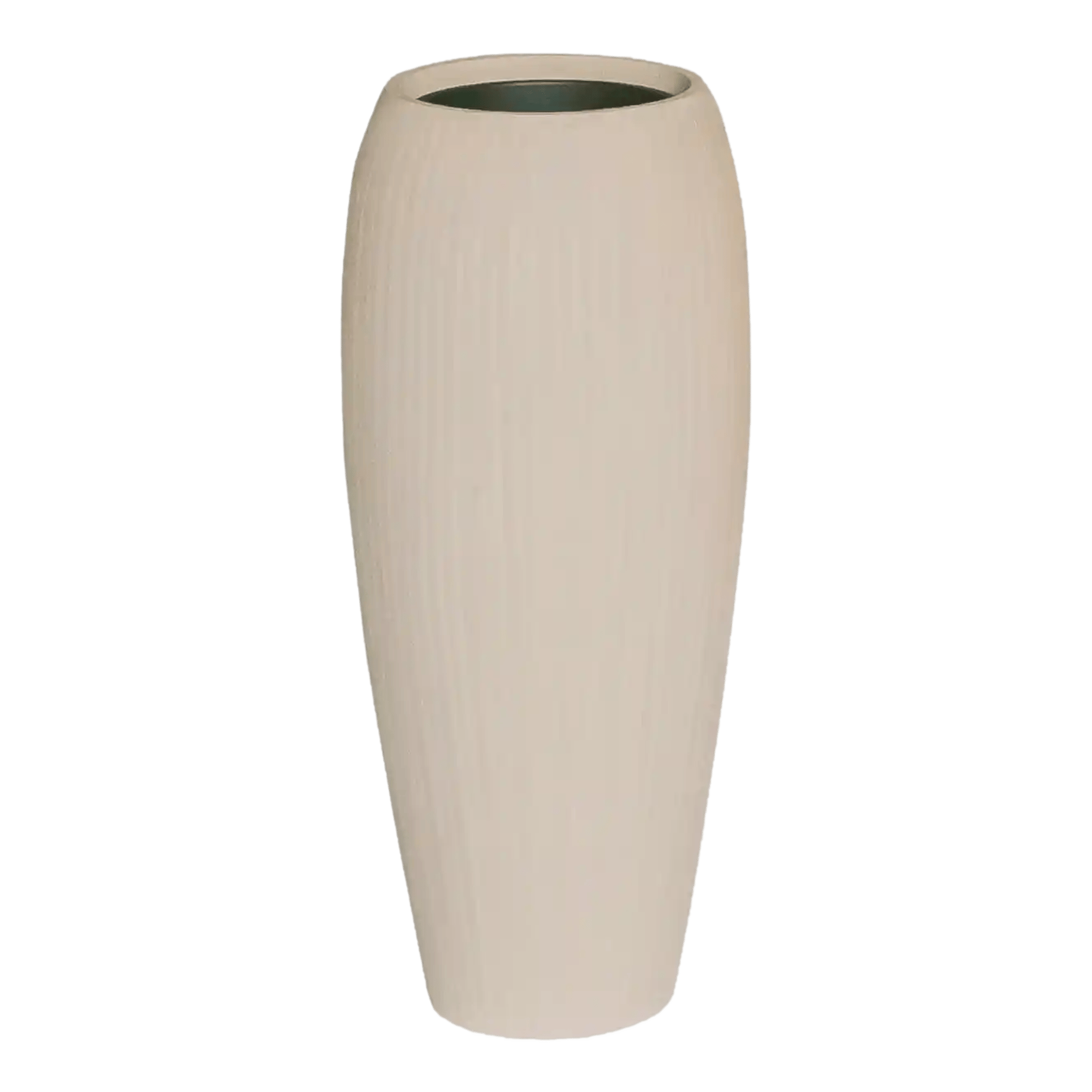 Polystone Tall Planter + Liner | Indoor and Outdoor Plant Pot Vase