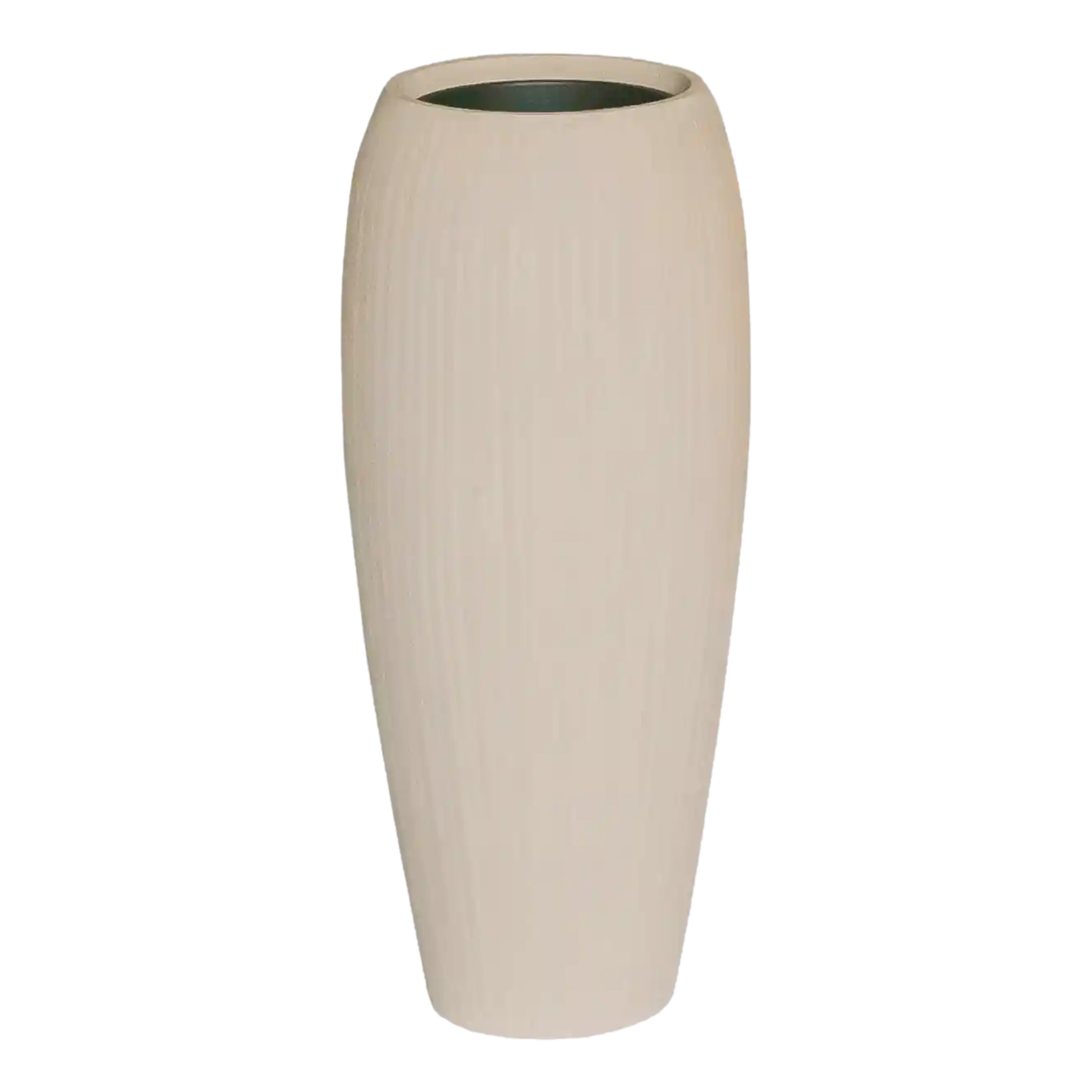 Polystone Tall Planter + Liner | Indoor and Outdoor Plant Pot Vase