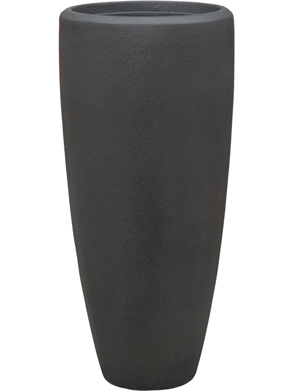 Polystone Tall Planter + Liner | Round Vase Indoor Plant Pot