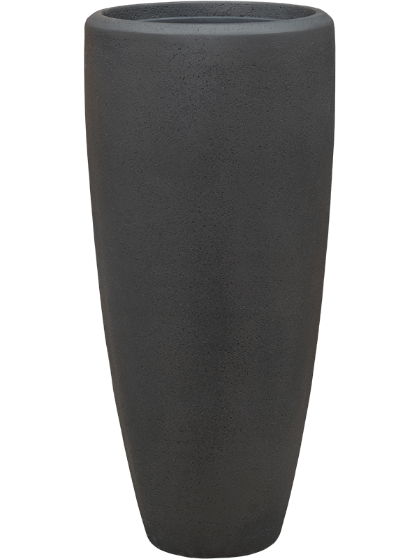 Polystone Tall Planter + Liner | Round Vase Indoor Plant Pot