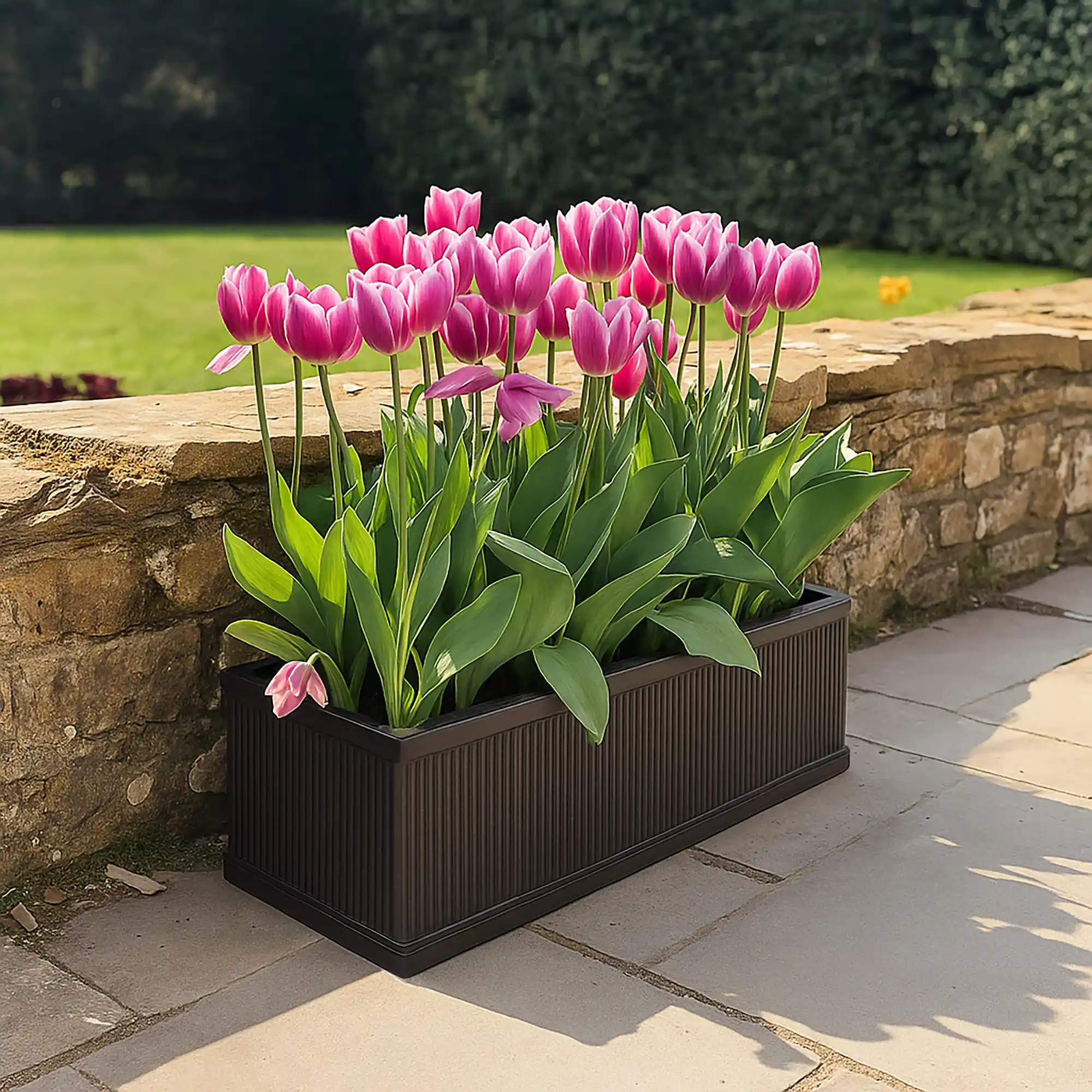 IDEALIST Lite Vertical Ribbed Vintage Style Window Box